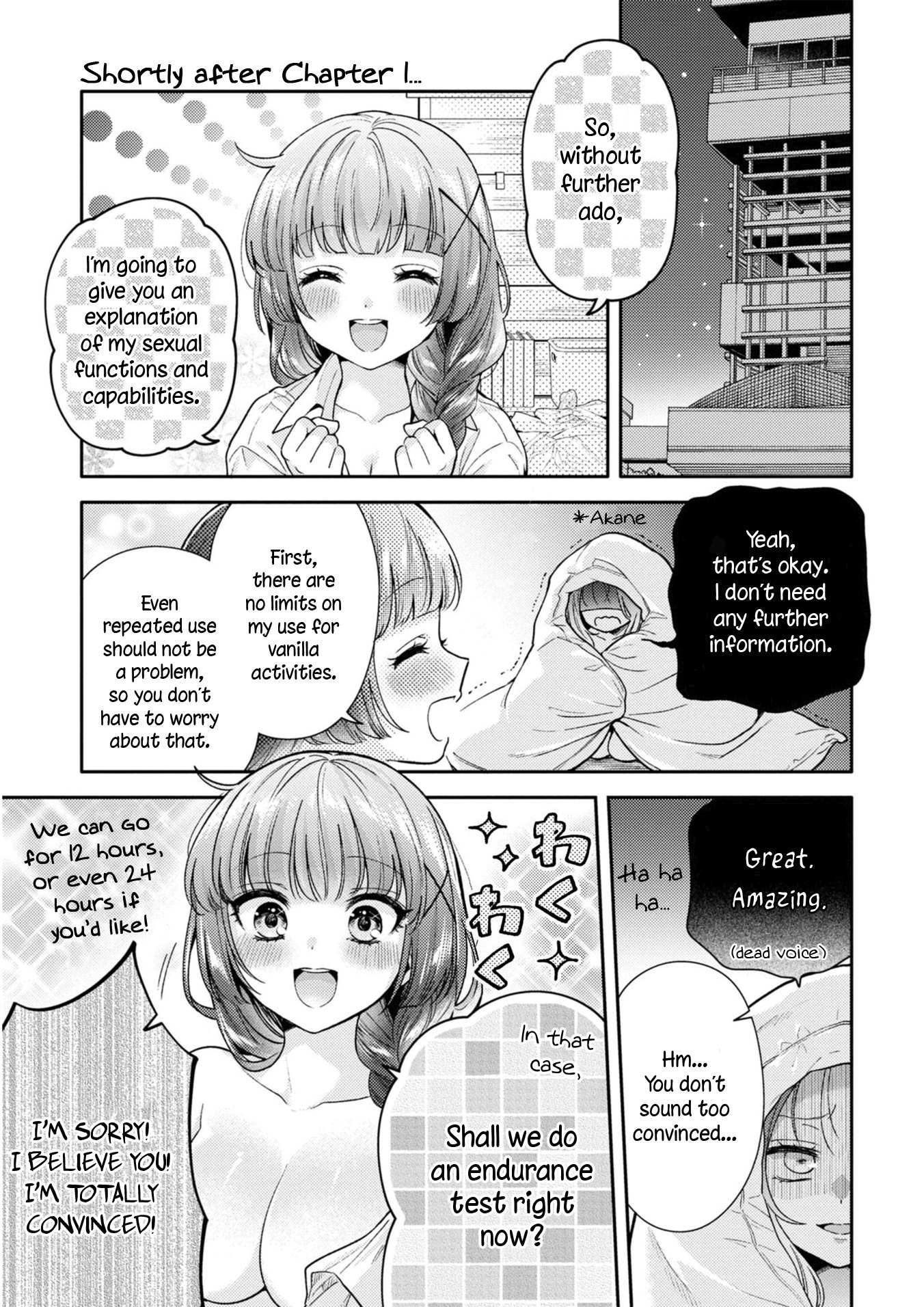 Does It Count if Your First Time Is With an Android? Chapter 5.5 page 8 - 