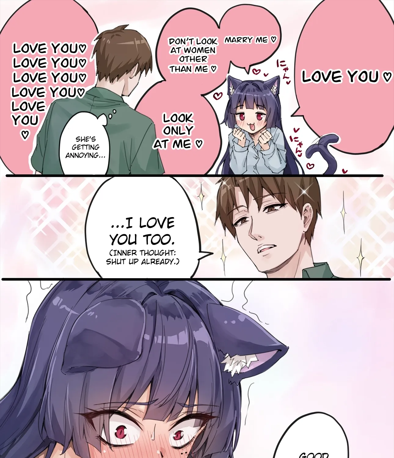 Dokusen Yoku ga Tsuyo Sugiru Yandere Kai Neko-chan Chapter 22 page 1 - 