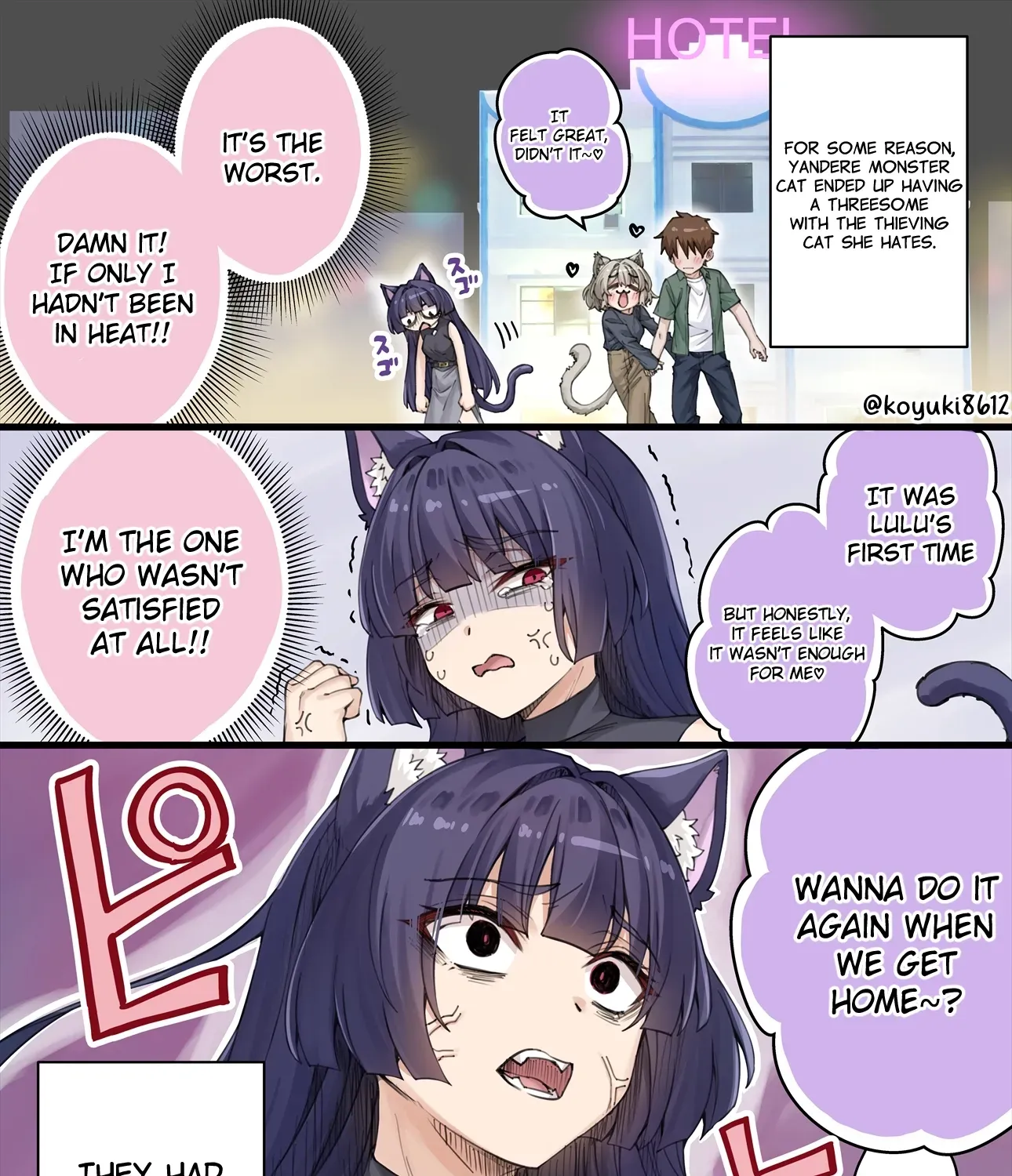 Dokusen Yoku ga Tsuyo Sugiru Yandere Kai Neko-chan Chapter 39 page 1 - 