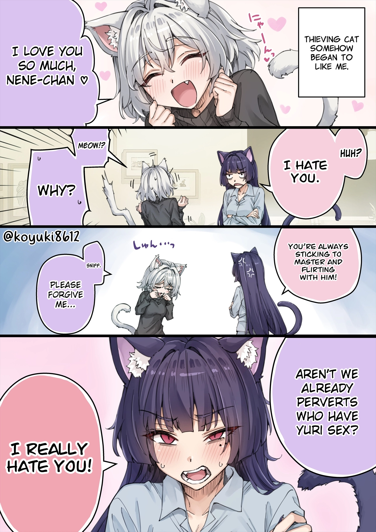 Dokusen Yoku ga Tsuyo Sugiru Yandere Kai Neko-chan Chapter 44 page 1 - 