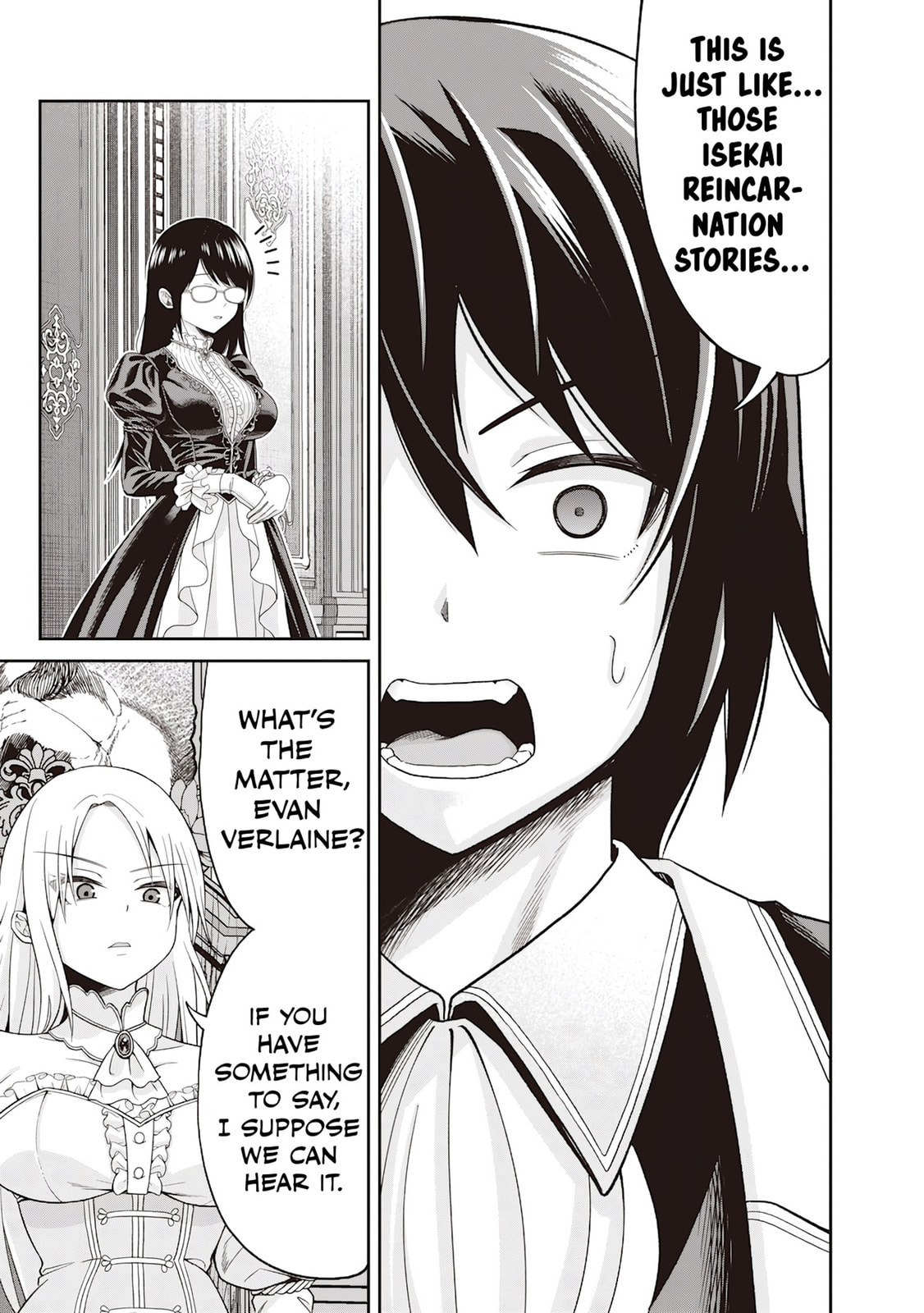 Dokushin Kizoku: Danjohi 1:99 Sekai no Akuyaku Reisoku Chapter 1 page 12 - 