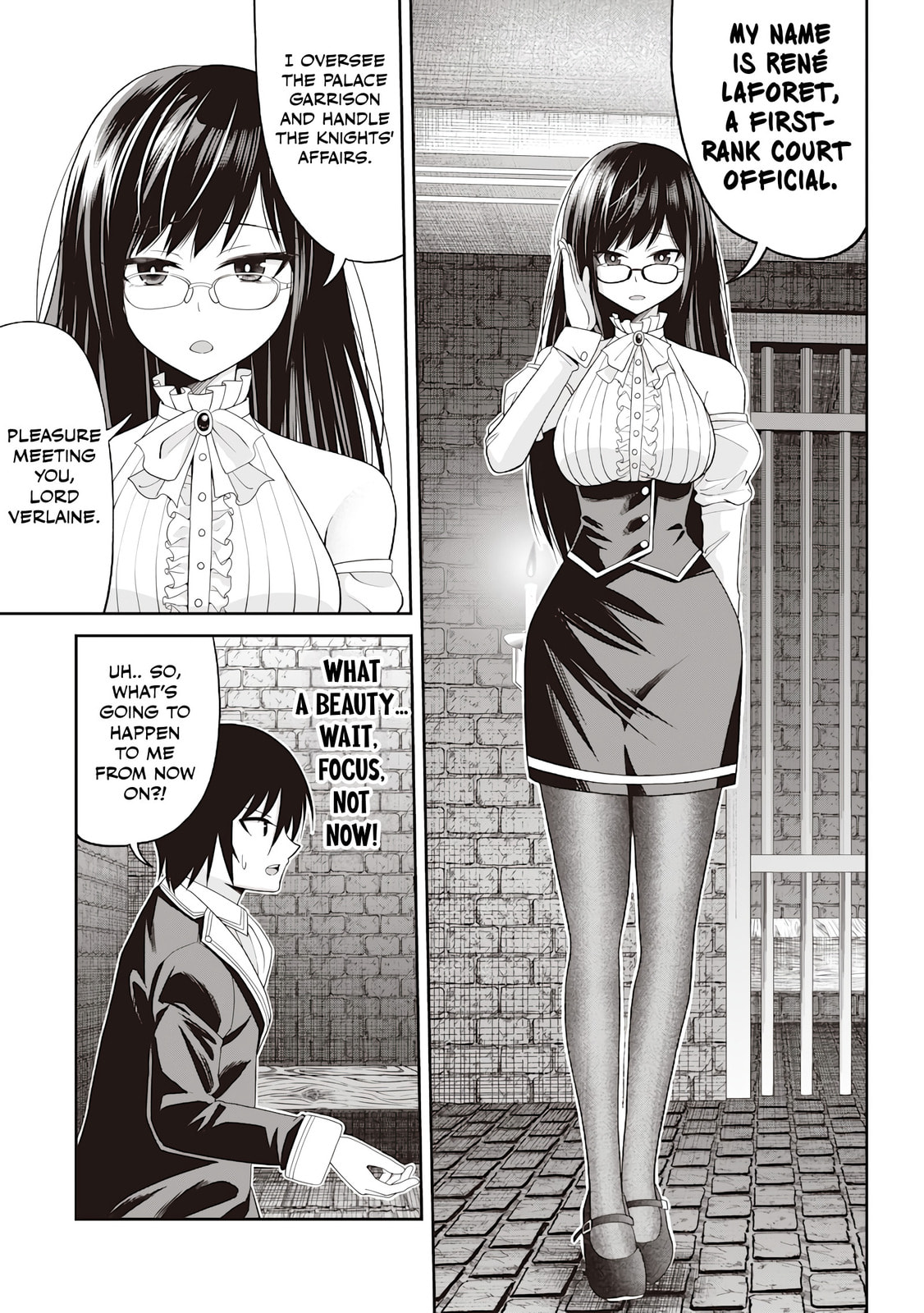 Dokushin Kizoku: Danjohi 1:99 Sekai no Akuyaku Reisoku Chapter 1 page 32 - 
