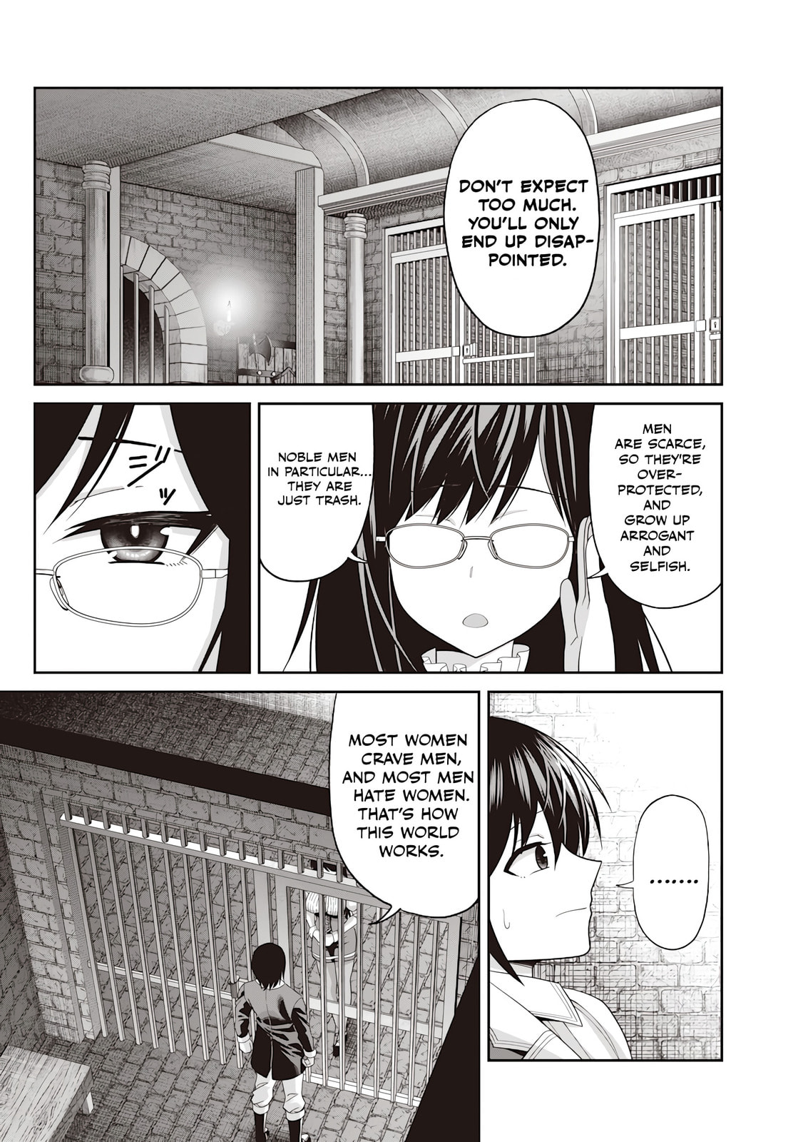 Dokushin Kizoku: Danjohi 1:99 Sekai no Akuyaku Reisoku Chapter 1 page 40 - 