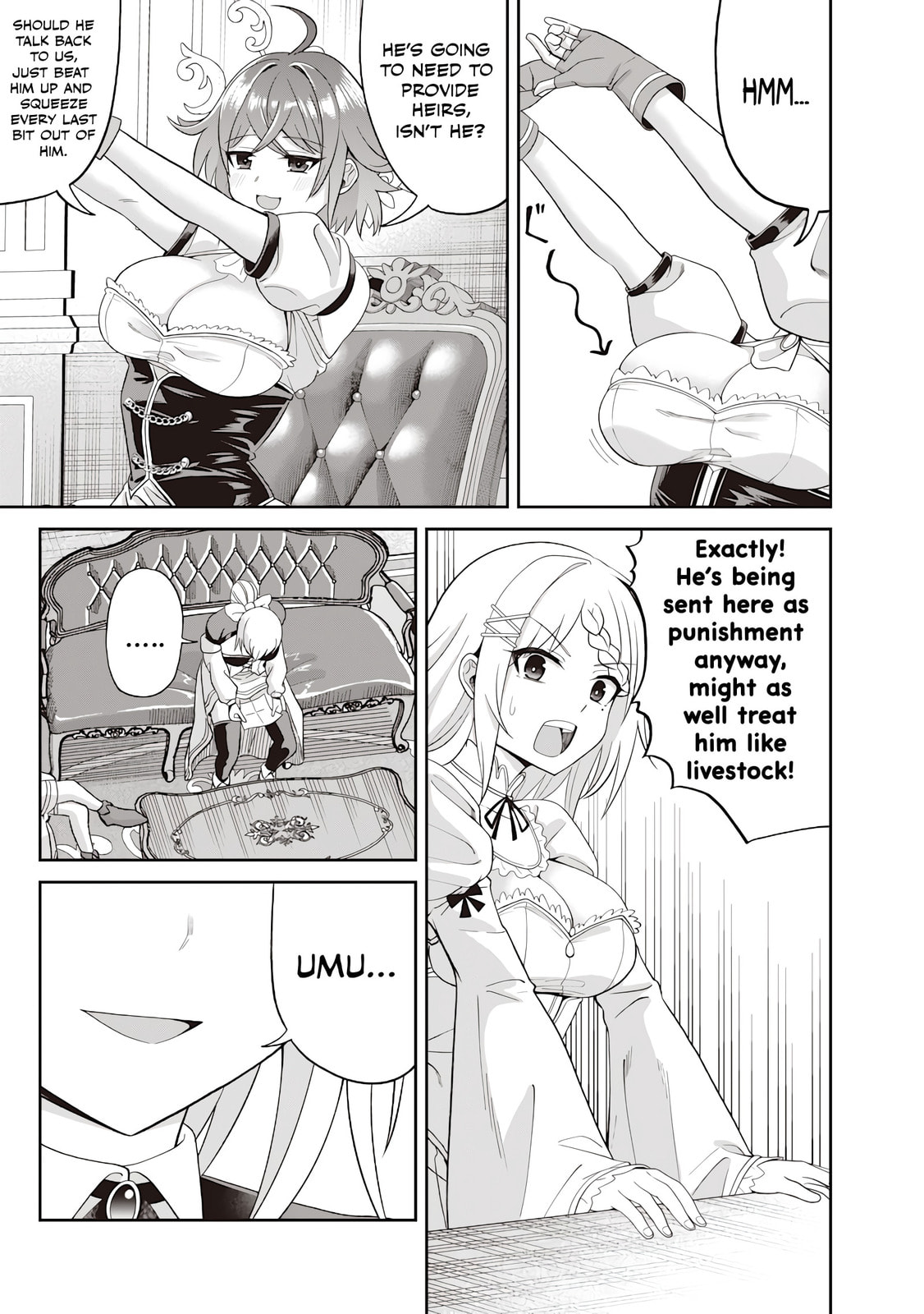 Dokushin Kizoku: Danjohi 1:99 Sekai no Akuyaku Reisoku Chapter 1 page 50 - 