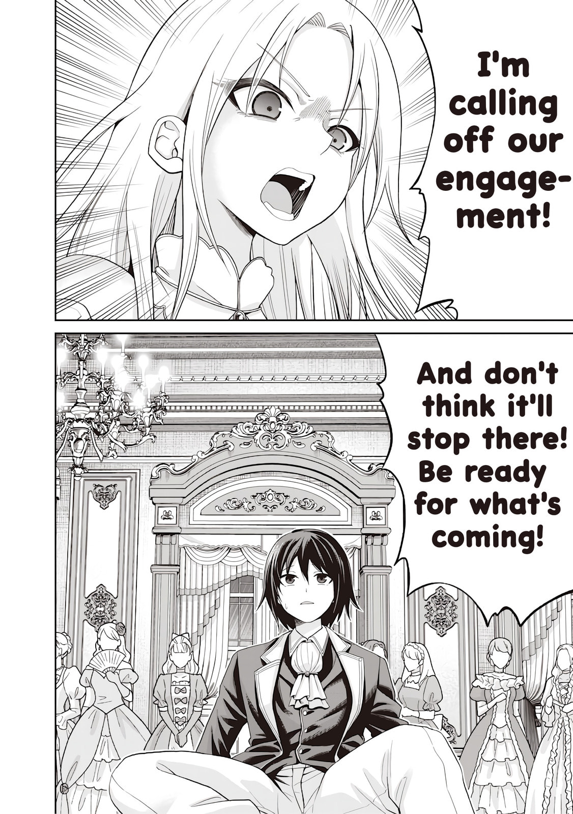 Dokushin Kizoku: Danjohi 1:99 Sekai no Akuyaku Reisoku Chapter 1 page 9 - 