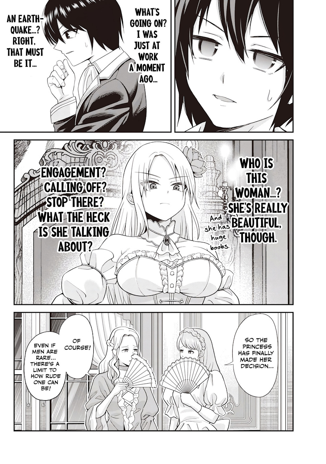 Dokushin Kizoku: Danjohi 1:99 Sekai no Akuyaku Reisoku Chapter 1 page 10 - 