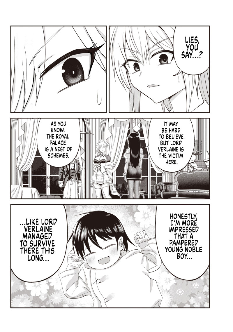 Dokushin Kizoku: Danjohi 1:99 Sekai no Akuyaku Reisoku Chapter 4.1 page 11 - 