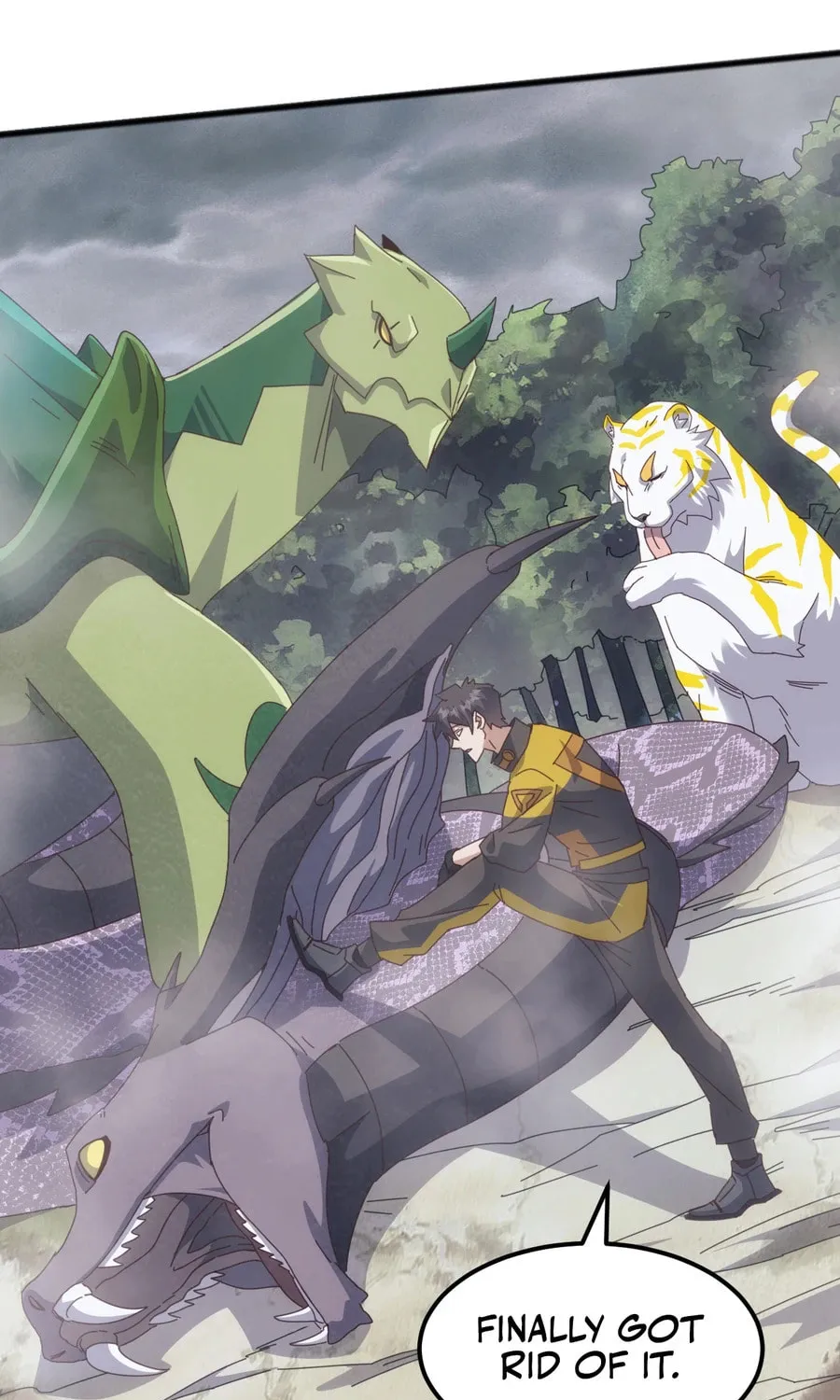 Domestication of Divine Beasts at the Beginning Chapter 27 page 37 - 