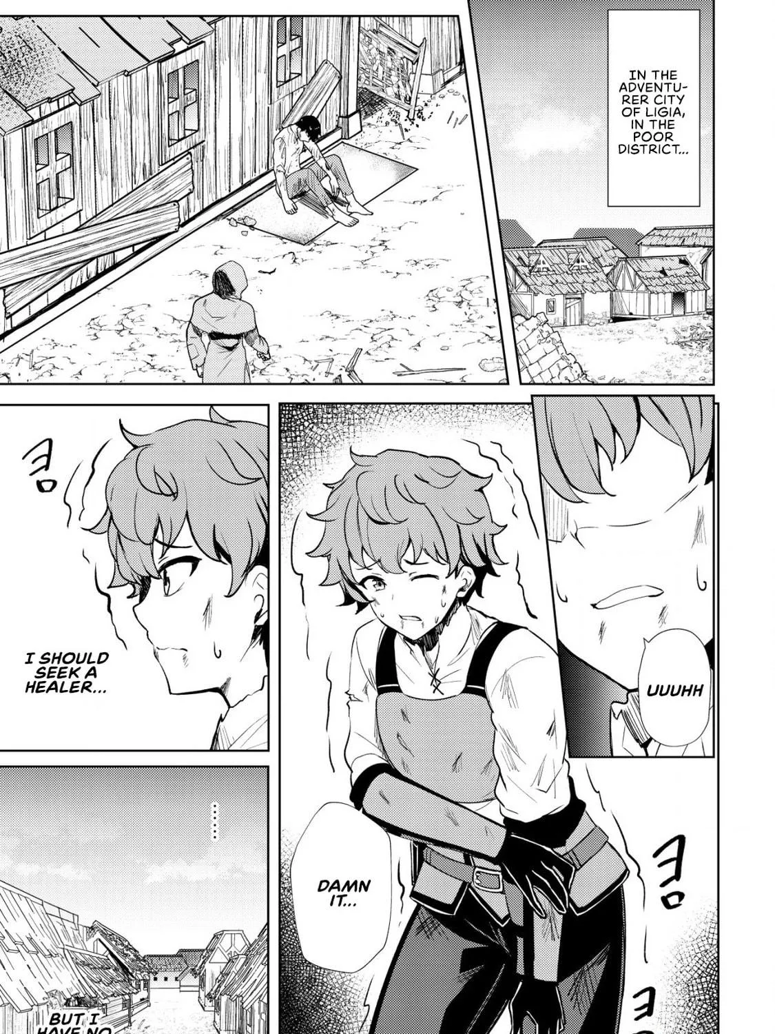 Dore dake Doryoku Shite mo Mannen Level 0 no Ore wa Tsuihou Sareta: Shin no Teki to Yobareta Shounen wa, Shachiku Megami to Deatte Saikyou no Chikara wo Te ni Ireru Chapter 1 page 53 - 