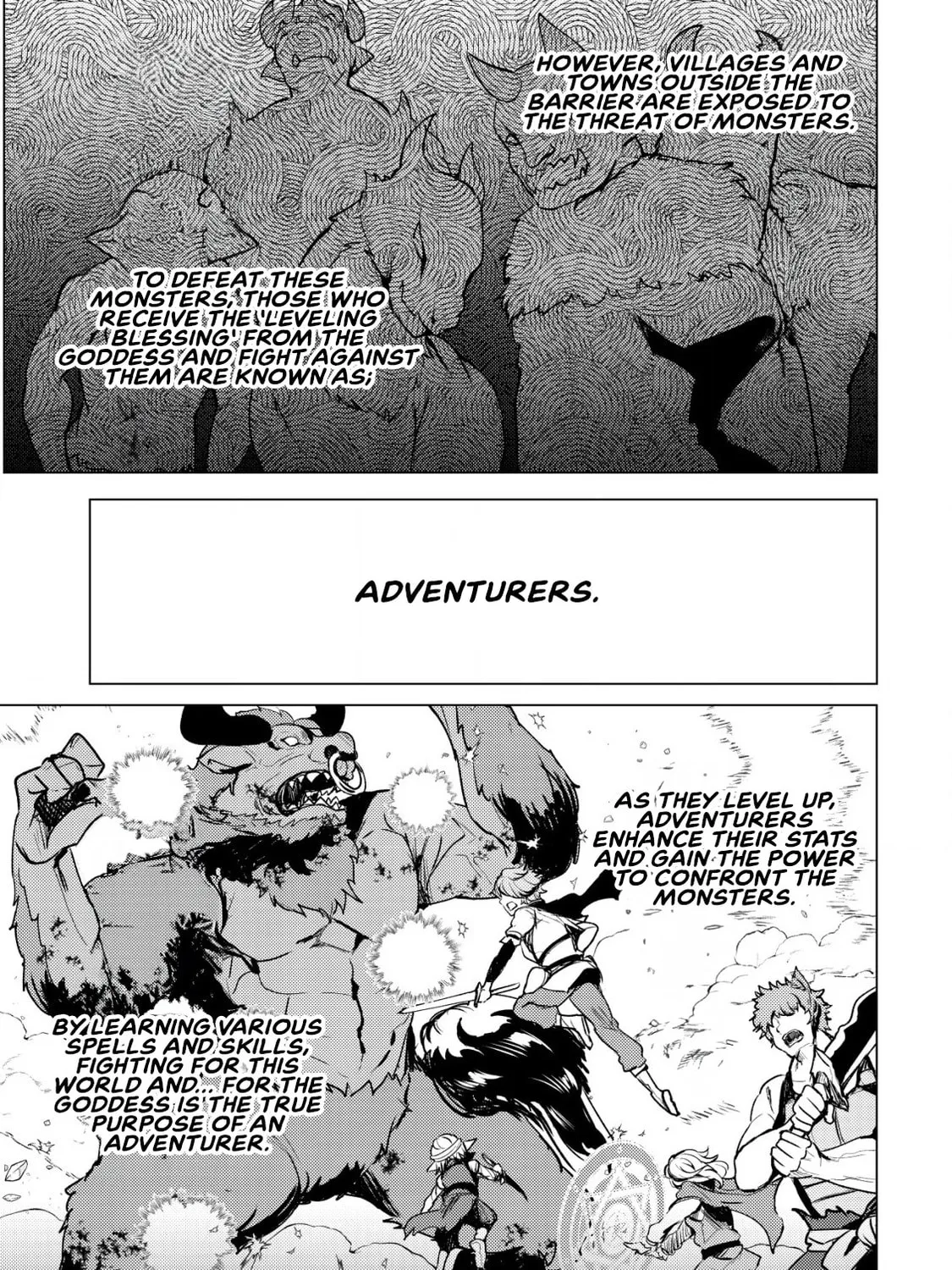 Dore dake Doryoku Shite mo Mannen Level 0 no Ore wa Tsuihou Sareta: Shin no Teki to Yobareta Shounen wa, Shachiku Megami to Deatte Saikyou no Chikara wo Te ni Ireru Chapter 1 page 9 - 