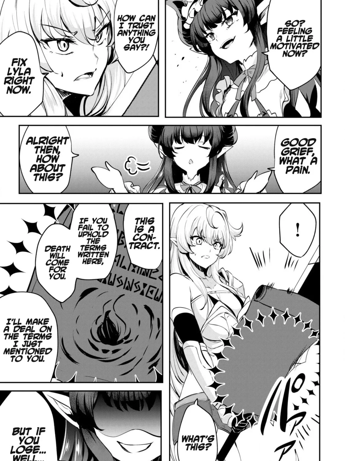 Dore dake Doryoku Shite mo Mannen Level 0 no Ore wa Tsuihou Sareta: Shin no Teki to Yobareta Shounen wa, Shachiku Megami to Deatte Saikyou no Chikara wo Te ni Ireru Chapter 10 page 48 - 
