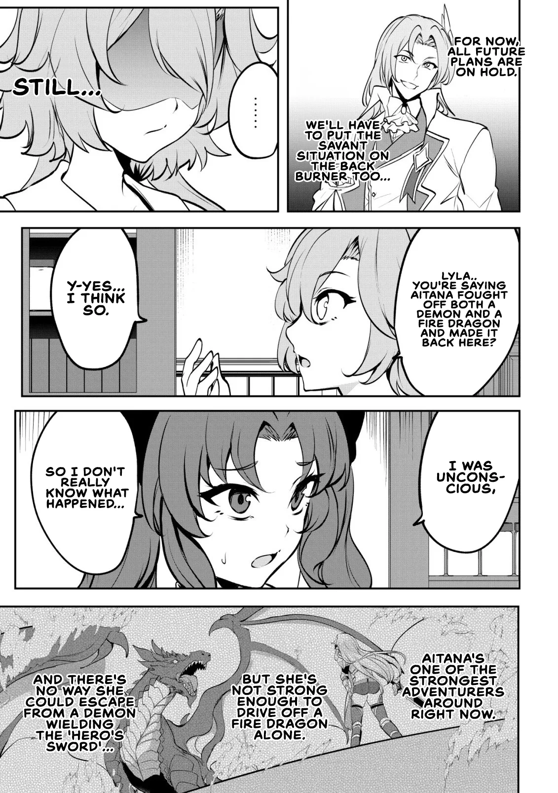 Dore dake Doryoku Shite mo Mannen Level 0 no Ore wa Tsuihou Sareta: Shin no Teki to Yobareta Shounen wa, Shachiku Megami to Deatte Saikyou no Chikara wo Te ni Ireru Chapter 15 page 14 - 