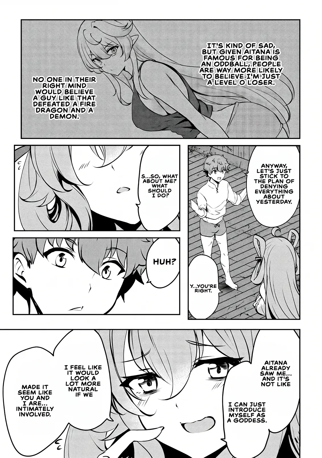 Dore dake Doryoku Shite mo Mannen Level 0 no Ore wa Tsuihou Sareta: Shin no Teki to Yobareta Shounen wa, Shachiku Megami to Deatte Saikyou no Chikara wo Te ni Ireru Chapter 16 page 13 - 