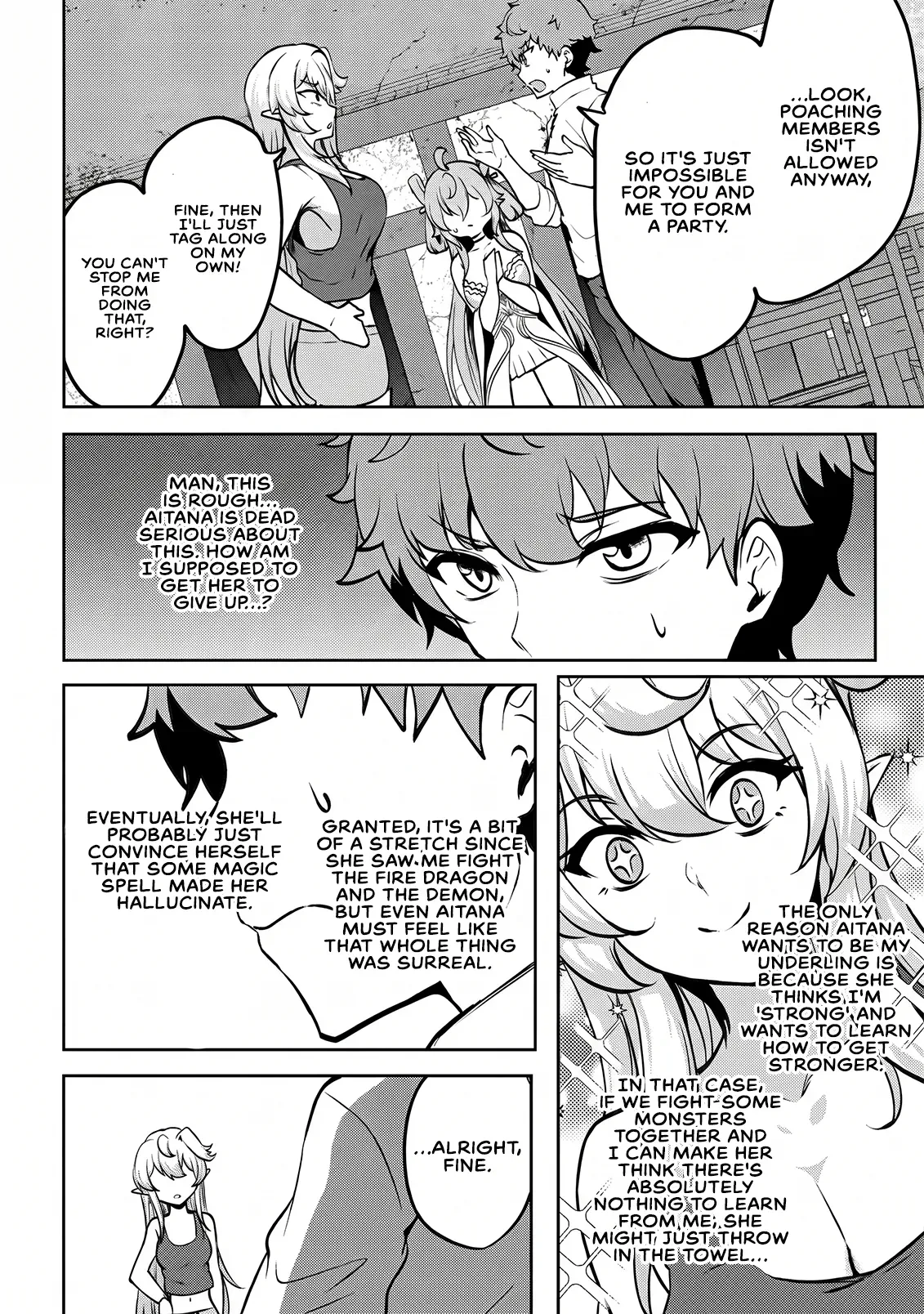 Dore dake Doryoku Shite mo Mannen Level 0 no Ore wa Tsuihou Sareta: Shin no Teki to Yobareta Shounen wa, Shachiku Megami to Deatte Saikyou no Chikara wo Te ni Ireru Chapter 16 page 18 - 