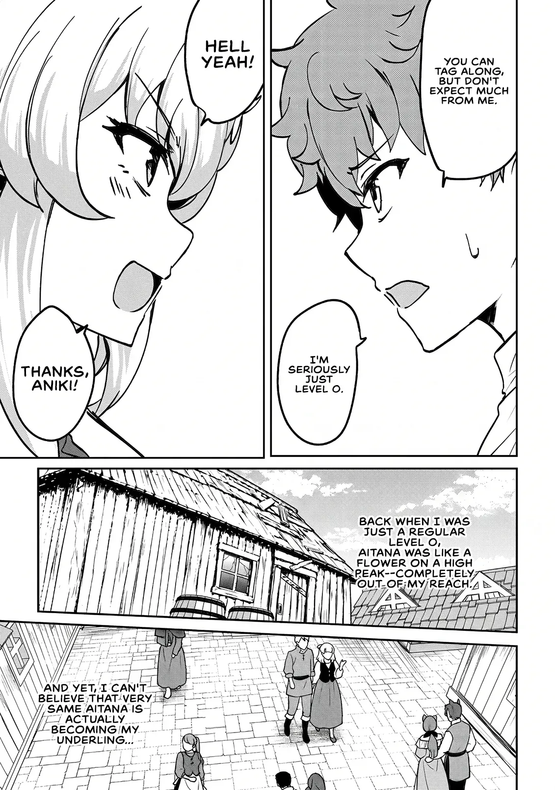Dore dake Doryoku Shite mo Mannen Level 0 no Ore wa Tsuihou Sareta: Shin no Teki to Yobareta Shounen wa, Shachiku Megami to Deatte Saikyou no Chikara wo Te ni Ireru Chapter 16 page 19 - 