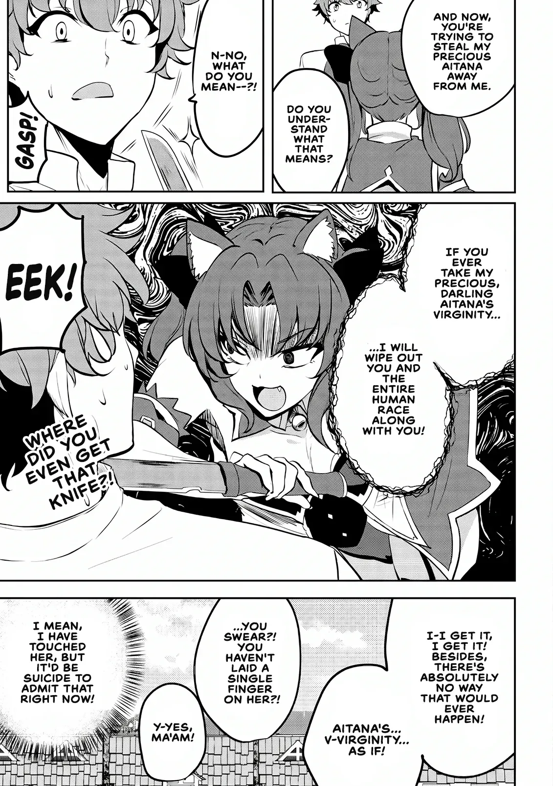 Dore dake Doryoku Shite mo Mannen Level 0 no Ore wa Tsuihou Sareta: Shin no Teki to Yobareta Shounen wa, Shachiku Megami to Deatte Saikyou no Chikara wo Te ni Ireru Chapter 17 page 13 - 