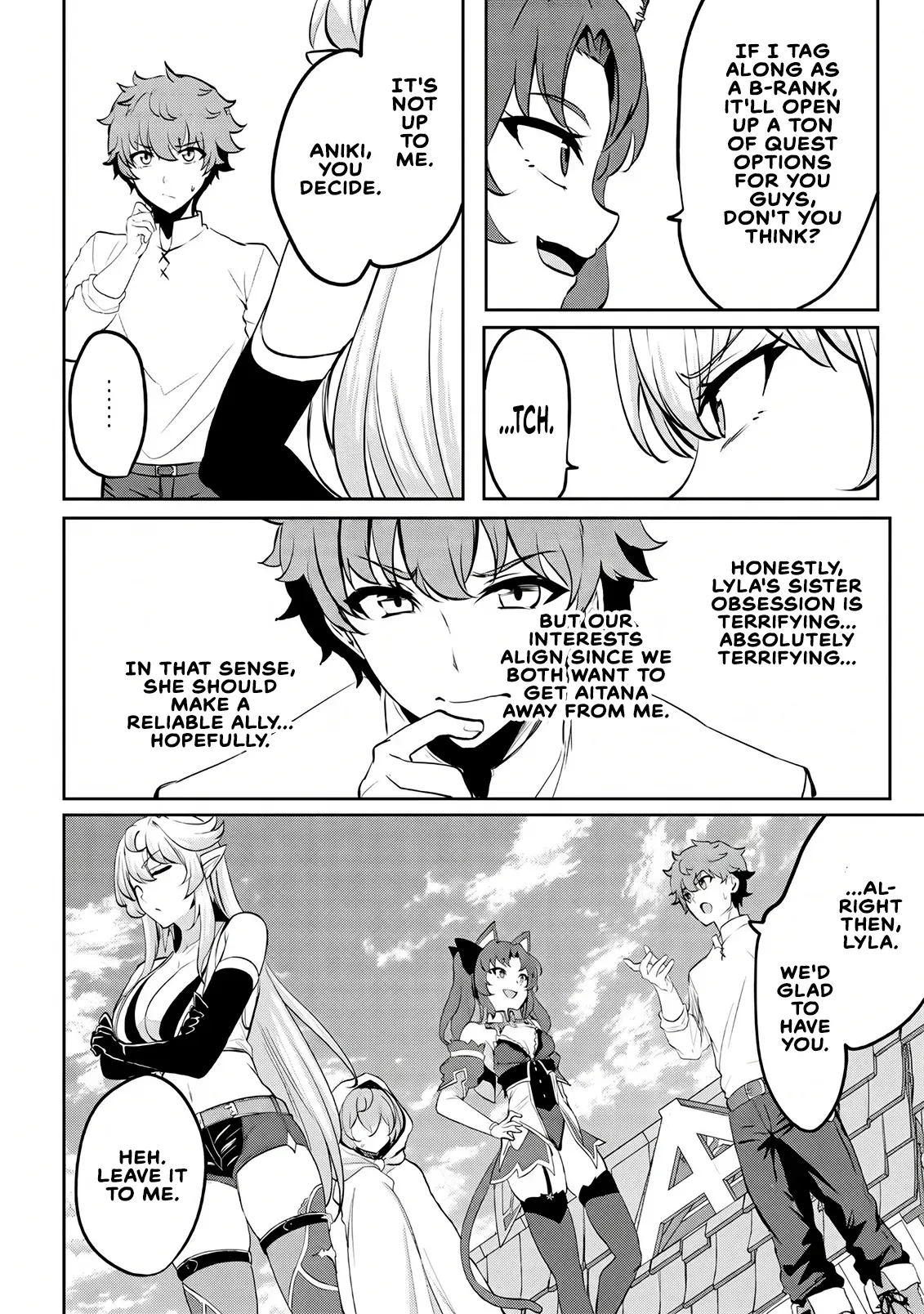 Dore dake Doryoku Shite mo Mannen Level 0 no Ore wa Tsuihou Sareta: Shin no Teki to Yobareta Shounen wa, Shachiku Megami to Deatte Saikyou no Chikara wo Te ni Ireru Chapter 17 page 16 - 