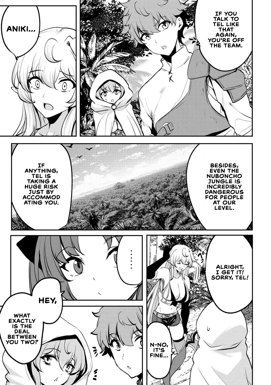 Dore dake Doryoku Shite mo Mannen Level 0 no Ore wa Tsuihou Sareta: Shin no Teki to Yobareta Shounen wa, Shachiku Megami to Deatte Saikyou no Chikara wo Te ni Ireru Chapter 17 page 21 - 