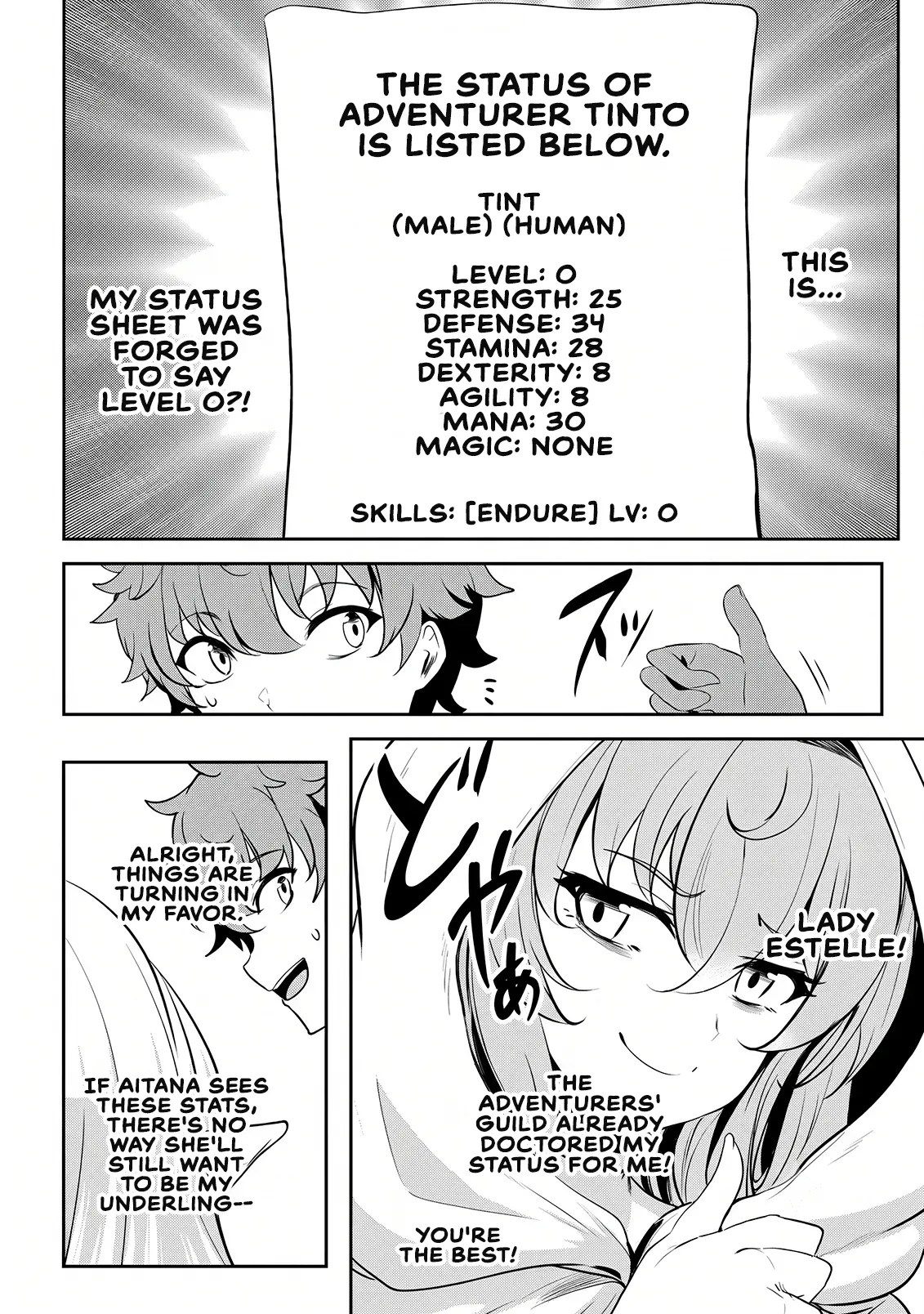 Dore dake Doryoku Shite mo Mannen Level 0 no Ore wa Tsuihou Sareta: Shin no Teki to Yobareta Shounen wa, Shachiku Megami to Deatte Saikyou no Chikara wo Te ni Ireru Chapter 17 page 6 - 