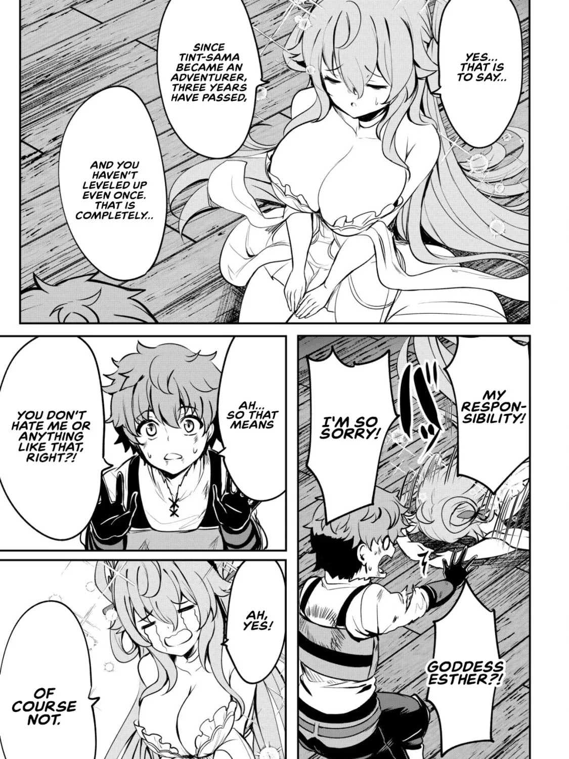 Dore dake Doryoku Shite mo Mannen Level 0 no Ore wa Tsuihou Sareta: Shin no Teki to Yobareta Shounen wa, Shachiku Megami to Deatte Saikyou no Chikara wo Te ni Ireru Chapter 2 page 23 - 