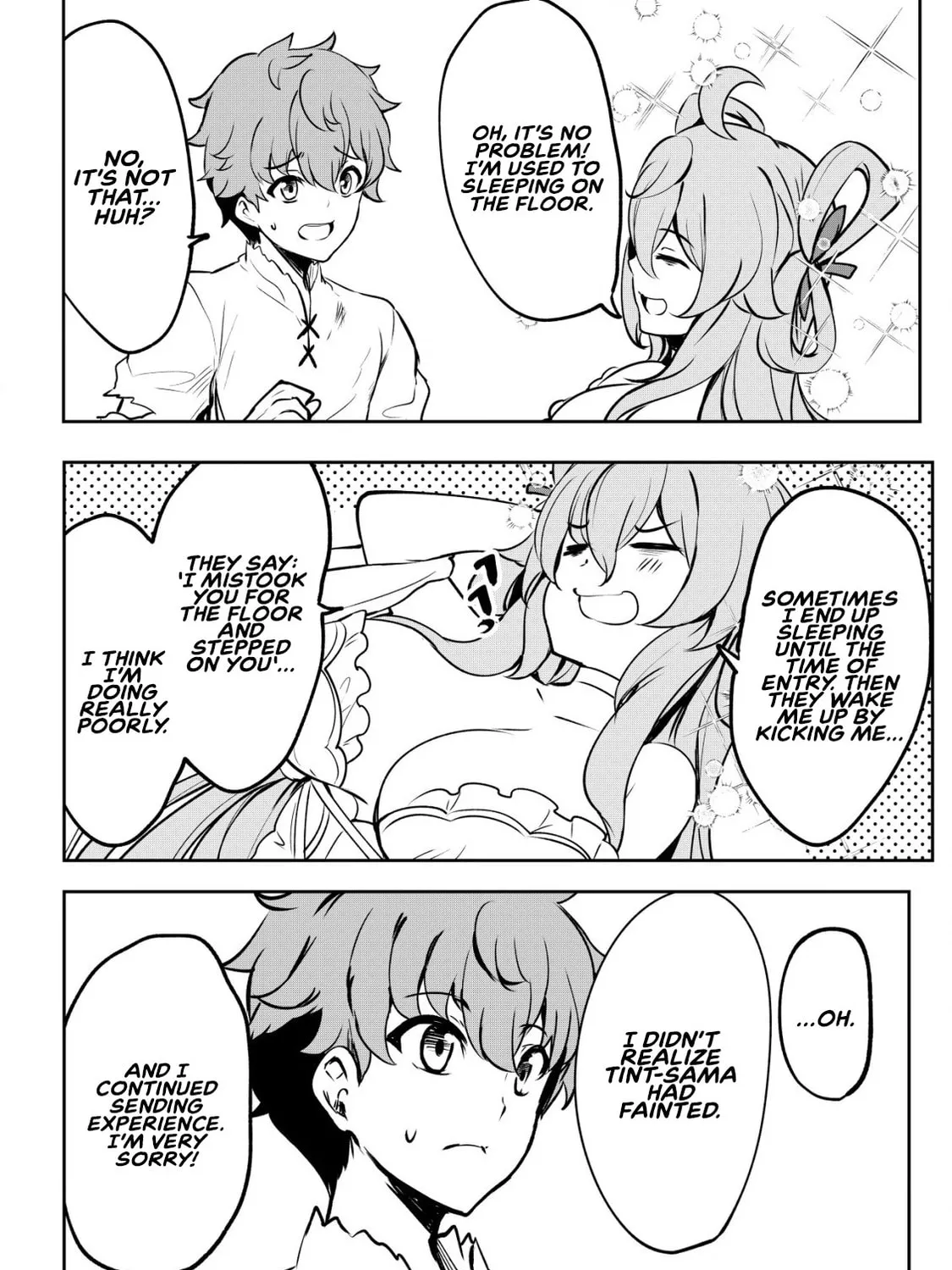 Dore dake Doryoku Shite mo Mannen Level 0 no Ore wa Tsuihou Sareta: Shin no Teki to Yobareta Shounen wa, Shachiku Megami to Deatte Saikyou no Chikara wo Te ni Ireru Chapter 2 page 53 - 