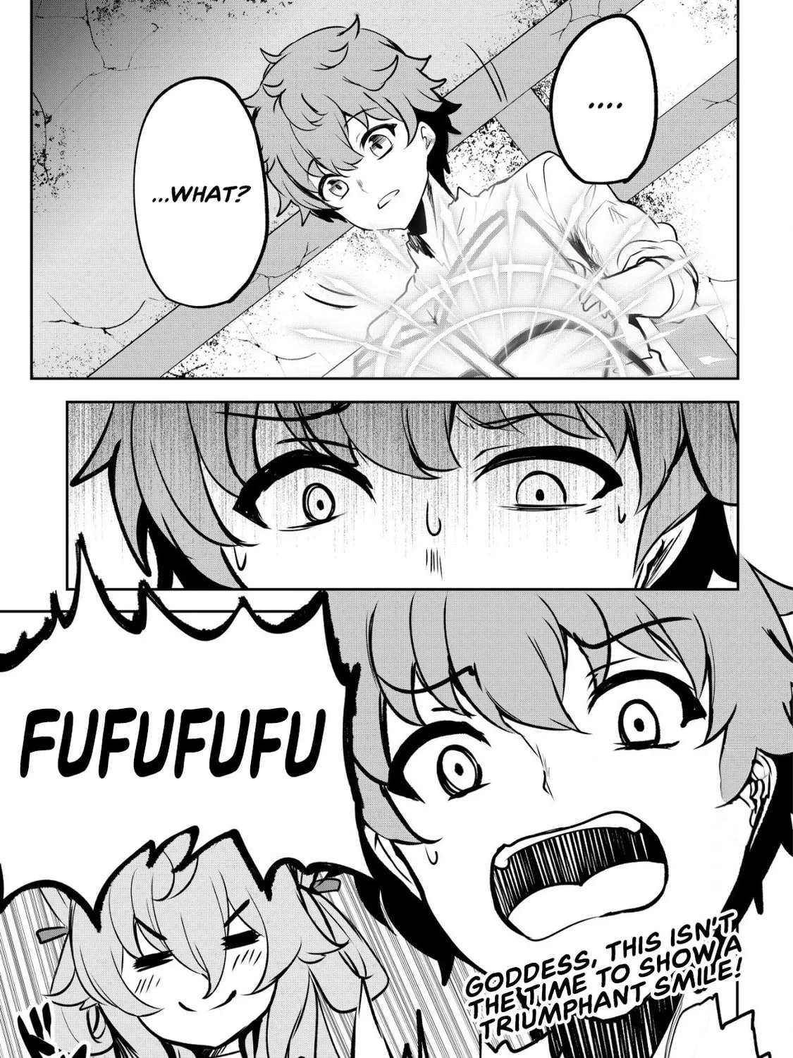 Dore dake Doryoku Shite mo Mannen Level 0 no Ore wa Tsuihou Sareta: Shin no Teki to Yobareta Shounen wa, Shachiku Megami to Deatte Saikyou no Chikara wo Te ni Ireru Chapter 2 page 59 - 