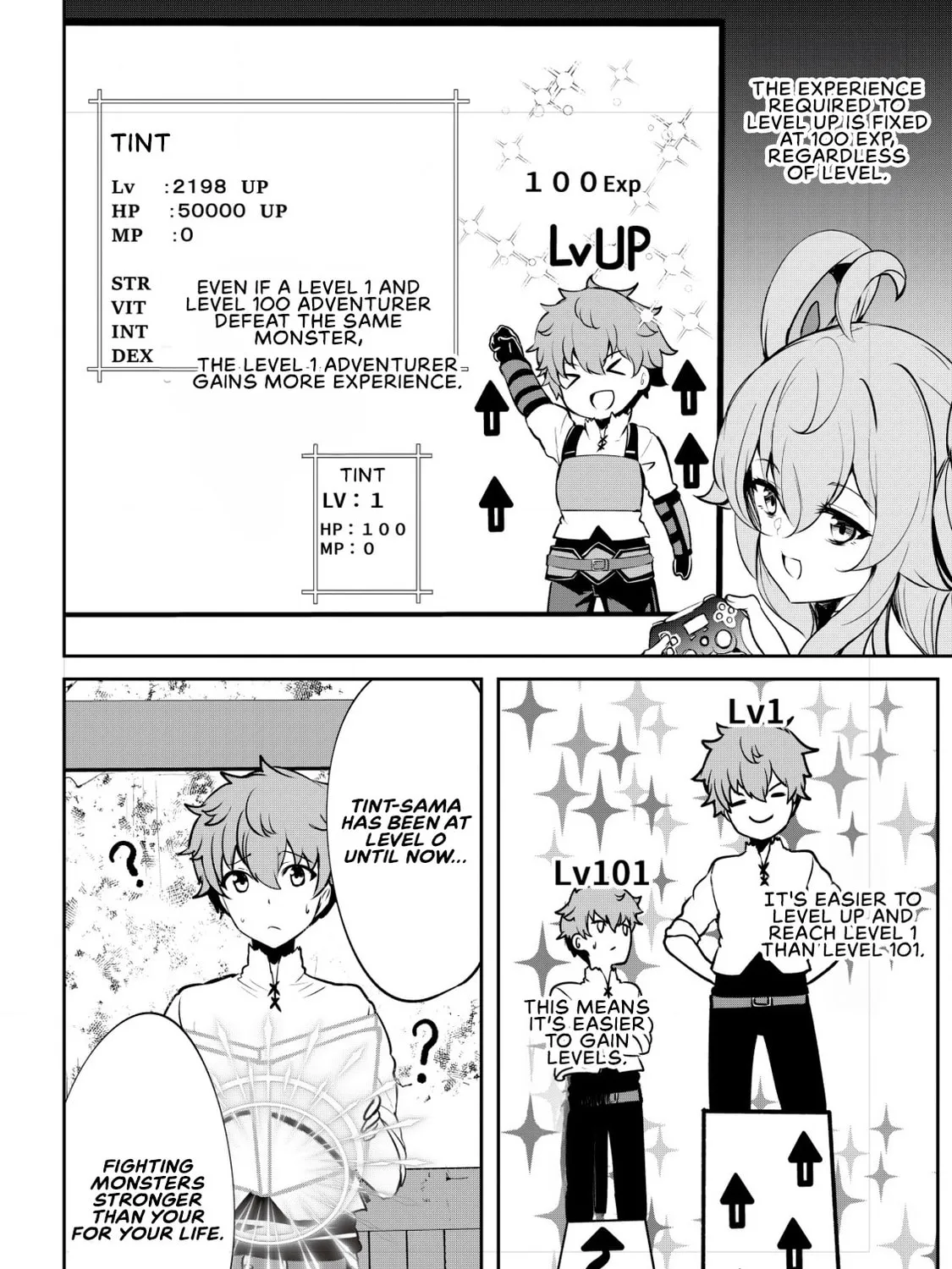Dore dake Doryoku Shite mo Mannen Level 0 no Ore wa Tsuihou Sareta: Shin no Teki to Yobareta Shounen wa, Shachiku Megami to Deatte Saikyou no Chikara wo Te ni Ireru Chapter 3 page 13 - 