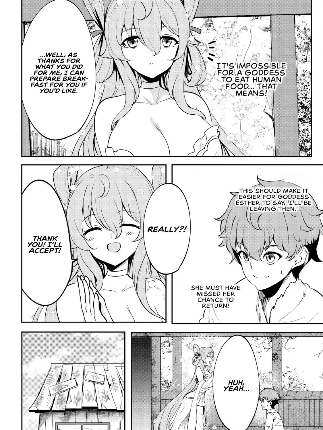 Dore dake Doryoku Shite mo Mannen Level 0 no Ore wa Tsuihou Sareta: Shin no Teki to Yobareta Shounen wa, Shachiku Megami to Deatte Saikyou no Chikara wo Te ni Ireru Chapter 3 page 25 - 