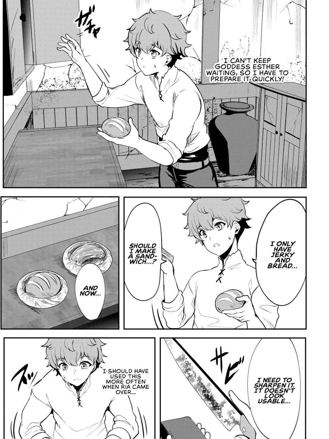 Dore dake Doryoku Shite mo Mannen Level 0 no Ore wa Tsuihou Sareta: Shin no Teki to Yobareta Shounen wa, Shachiku Megami to Deatte Saikyou no Chikara wo Te ni Ireru Chapter 3 page 27 - 