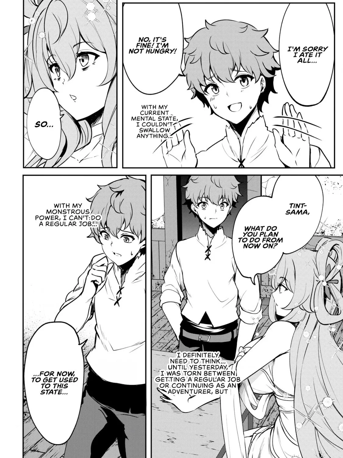 Dore dake Doryoku Shite mo Mannen Level 0 no Ore wa Tsuihou Sareta: Shin no Teki to Yobareta Shounen wa, Shachiku Megami to Deatte Saikyou no Chikara wo Te ni Ireru Chapter 3 page 37 - 