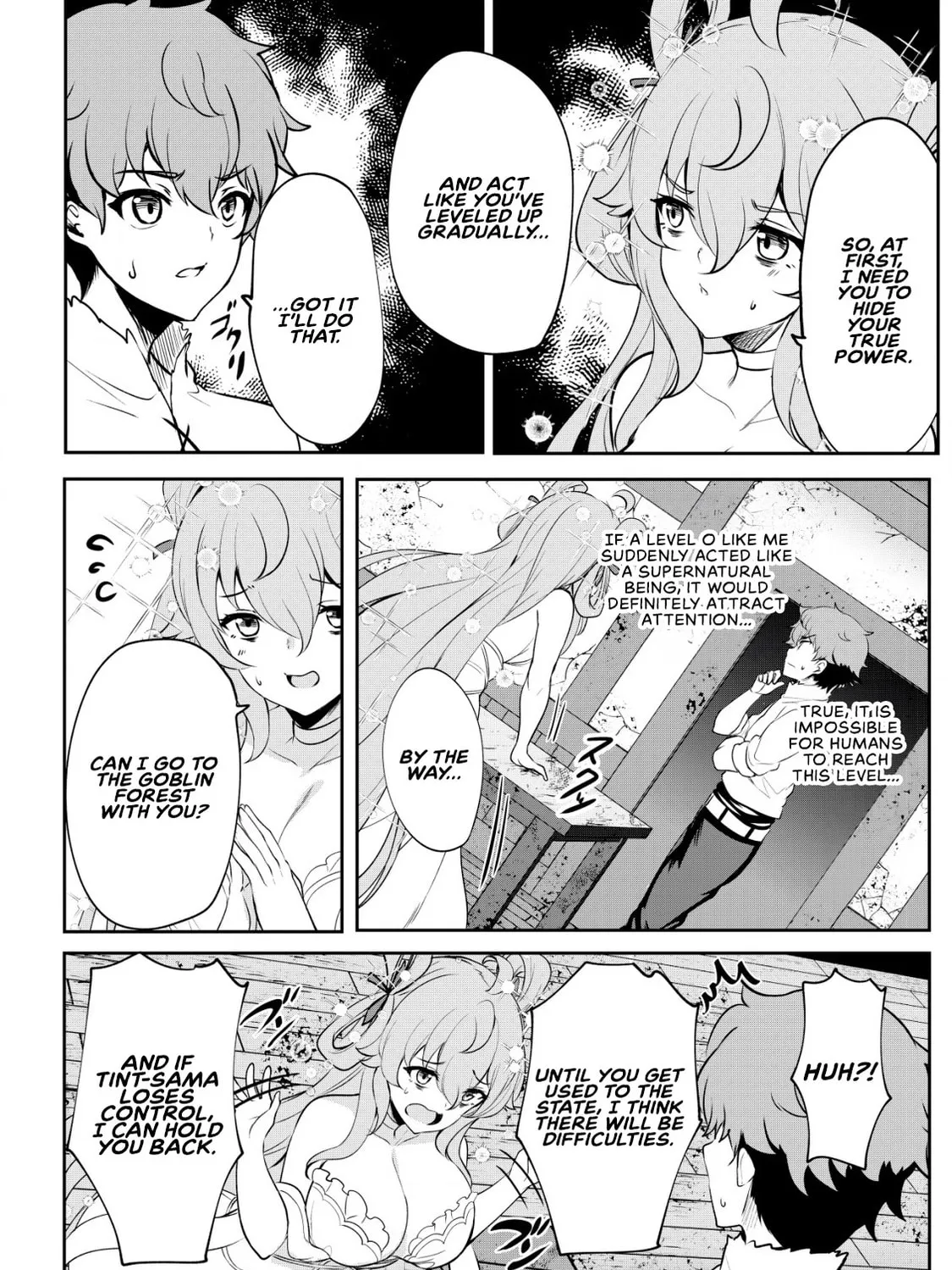 Dore dake Doryoku Shite mo Mannen Level 0 no Ore wa Tsuihou Sareta: Shin no Teki to Yobareta Shounen wa, Shachiku Megami to Deatte Saikyou no Chikara wo Te ni Ireru Chapter 3 page 45 - 