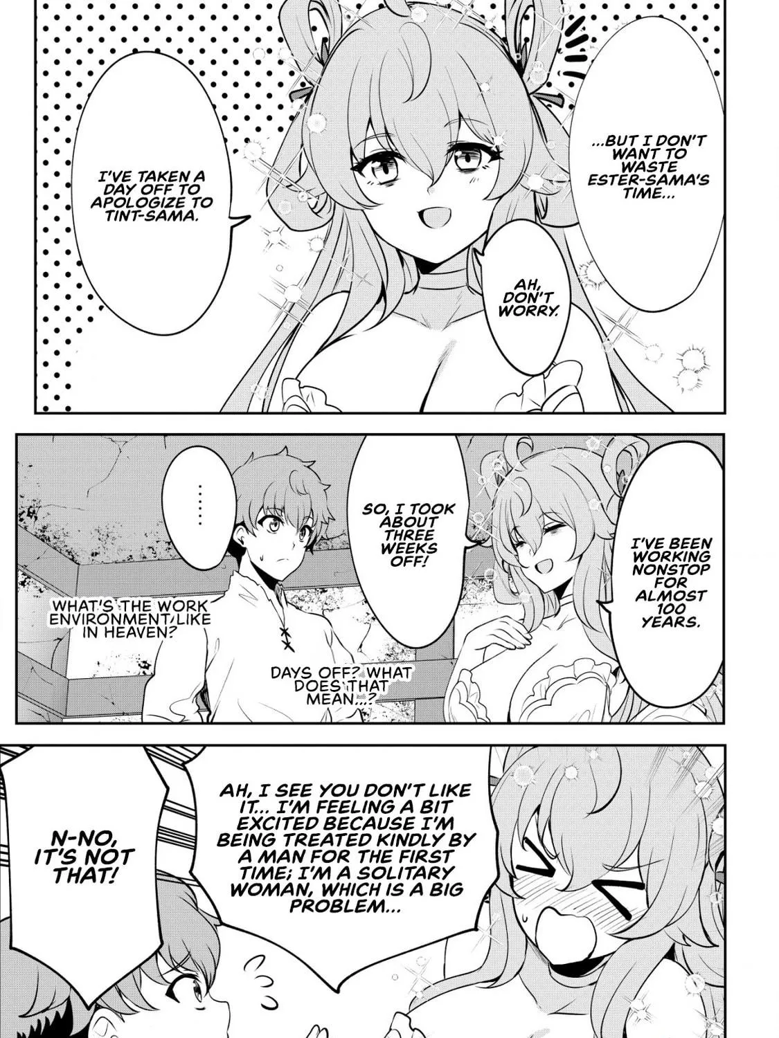 Dore dake Doryoku Shite mo Mannen Level 0 no Ore wa Tsuihou Sareta: Shin no Teki to Yobareta Shounen wa, Shachiku Megami to Deatte Saikyou no Chikara wo Te ni Ireru Chapter 3 page 47 - 