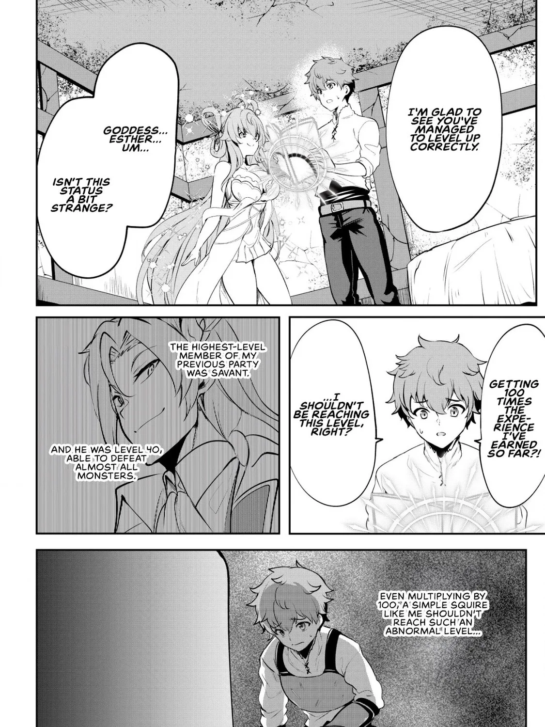 Dore dake Doryoku Shite mo Mannen Level 0 no Ore wa Tsuihou Sareta: Shin no Teki to Yobareta Shounen wa, Shachiku Megami to Deatte Saikyou no Chikara wo Te ni Ireru Chapter 3 page 9 - 