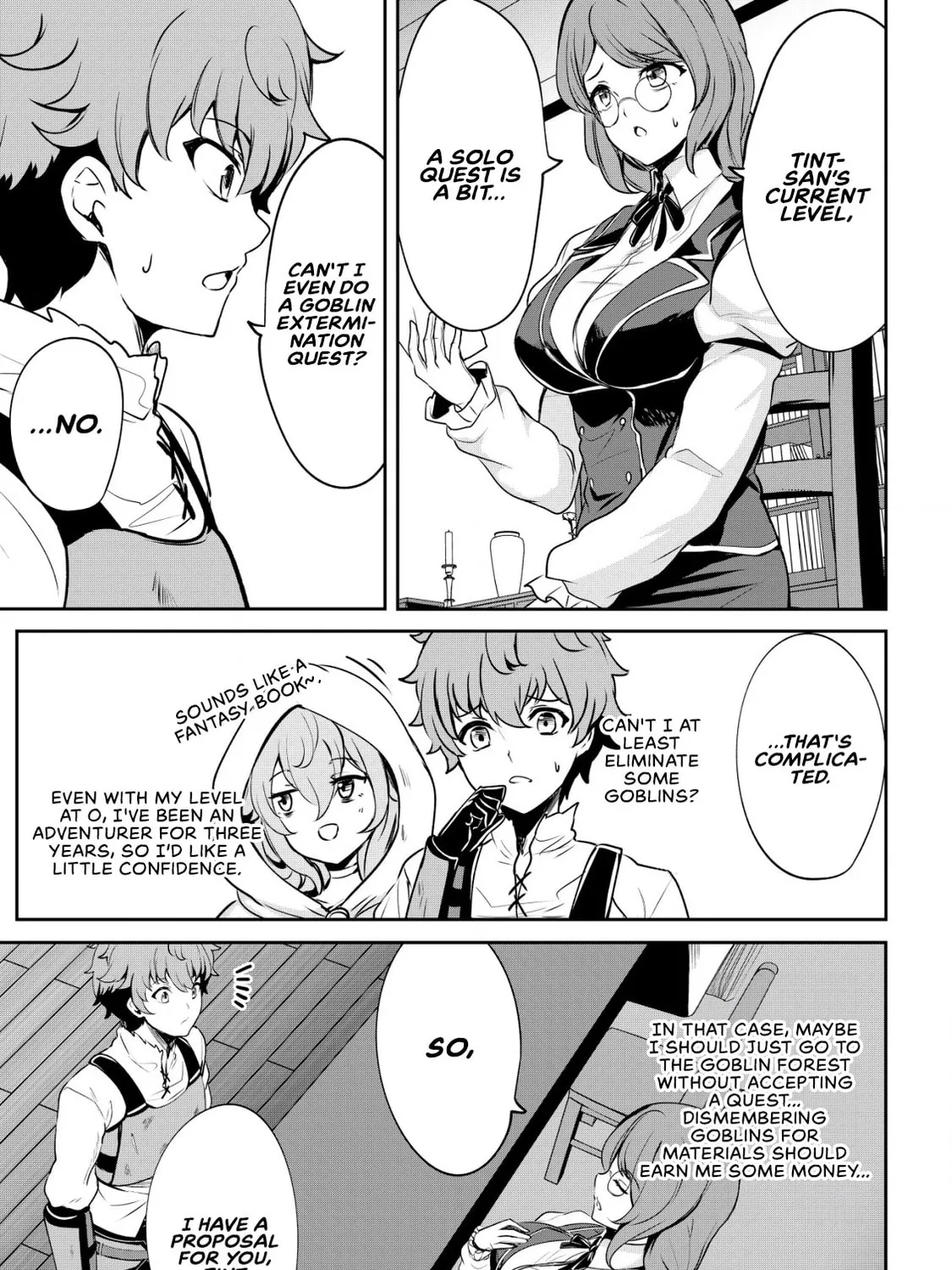 Dore dake Doryoku Shite mo Mannen Level 0 no Ore wa Tsuihou Sareta: Shin no Teki to Yobareta Shounen wa, Shachiku Megami to Deatte Saikyou no Chikara wo Te ni Ireru Chapter 4 page 19 - 