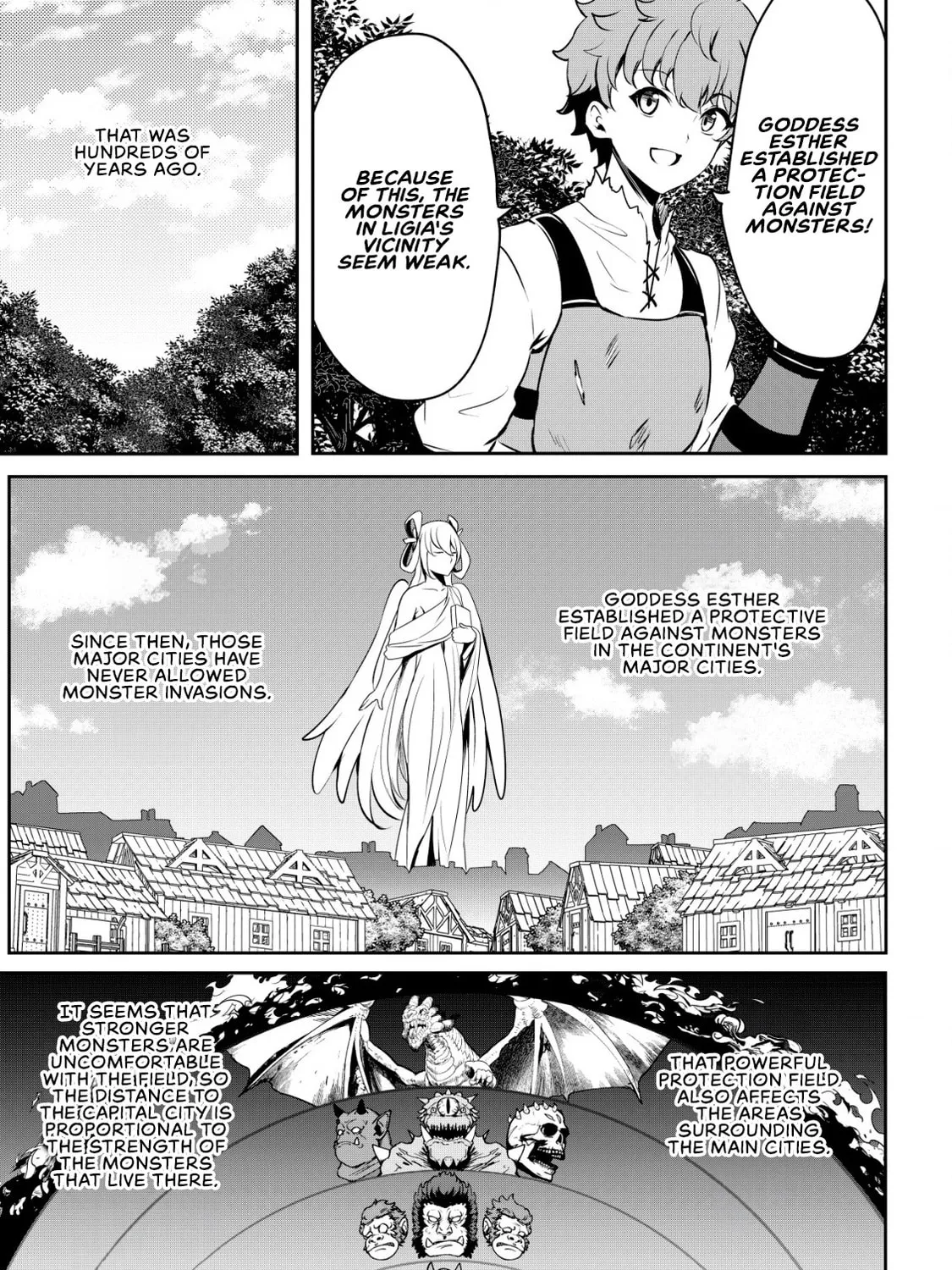 Dore dake Doryoku Shite mo Mannen Level 0 no Ore wa Tsuihou Sareta: Shin no Teki to Yobareta Shounen wa, Shachiku Megami to Deatte Saikyou no Chikara wo Te ni Ireru Chapter 4 page 31 - 