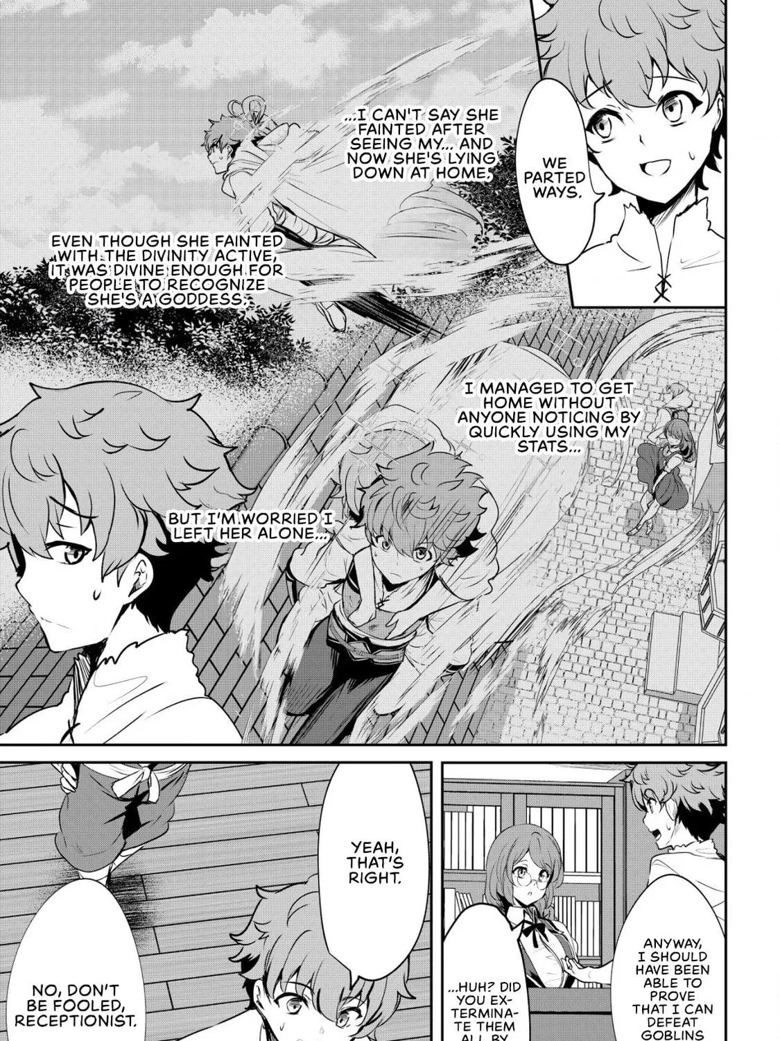Dore dake Doryoku Shite mo Mannen Level 0 no Ore wa Tsuihou Sareta: Shin no Teki to Yobareta Shounen wa, Shachiku Megami to Deatte Saikyou no Chikara wo Te ni Ireru Chapter 5 page 29 - 