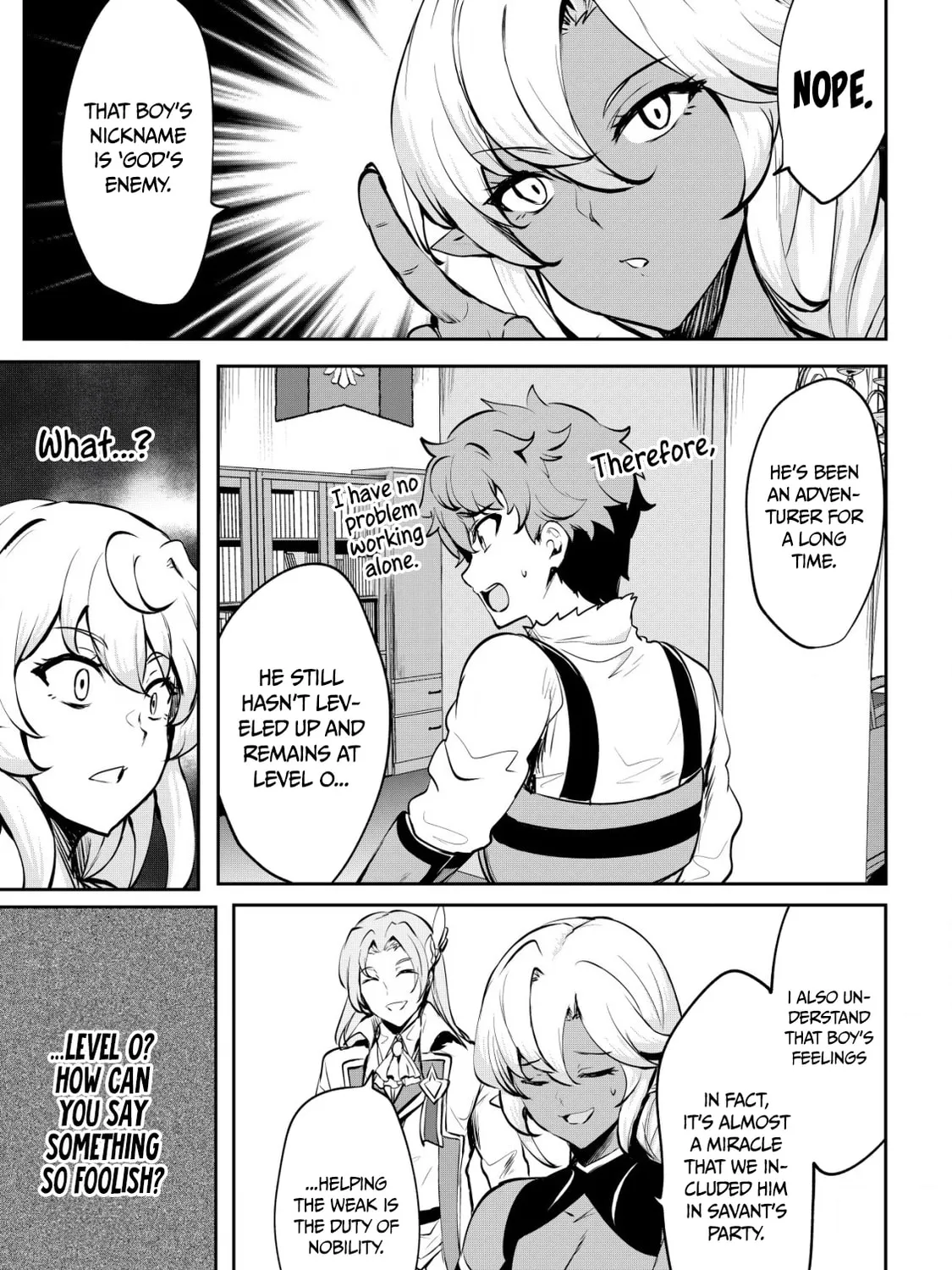 Dore dake Doryoku Shite mo Mannen Level 0 no Ore wa Tsuihou Sareta: Shin no Teki to Yobareta Shounen wa, Shachiku Megami to Deatte Saikyou no Chikara wo Te ni Ireru Chapter 7 page 6 - 