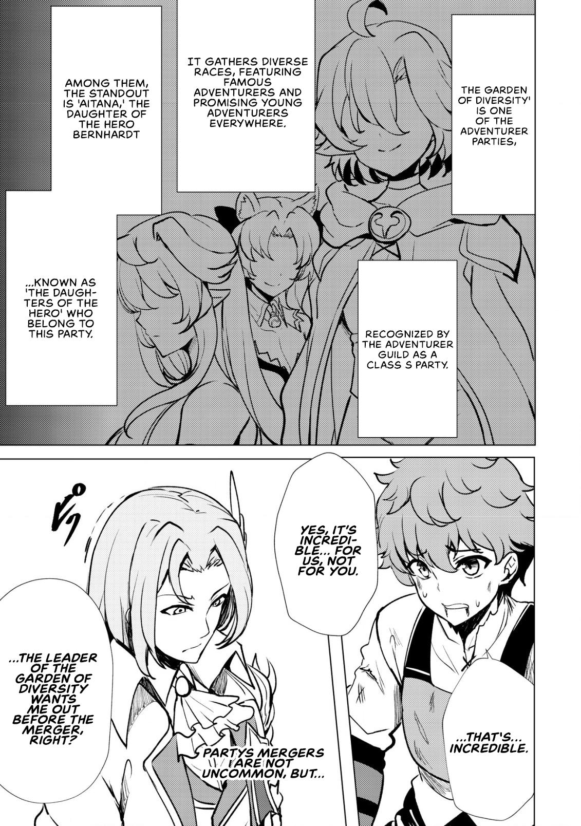 Dore dake Doryoku Shite mo Mannen Level 0 no Ore wa Tsuihou Sareta Chapter 1 page 25 - 