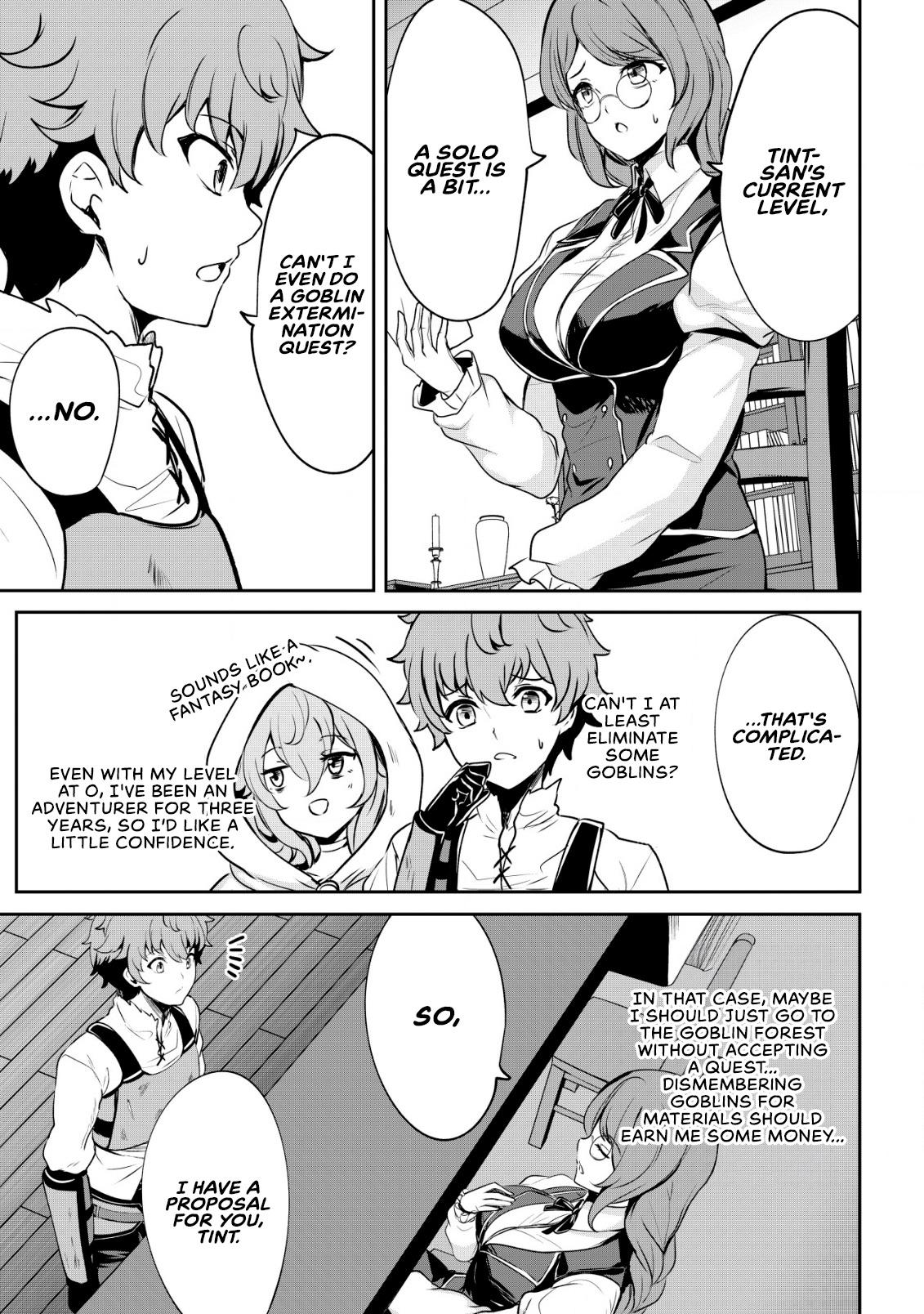 Dore dake Doryoku Shite mo Mannen Level 0 no Ore wa Tsuihou Sareta Chapter 4 page 10 - 