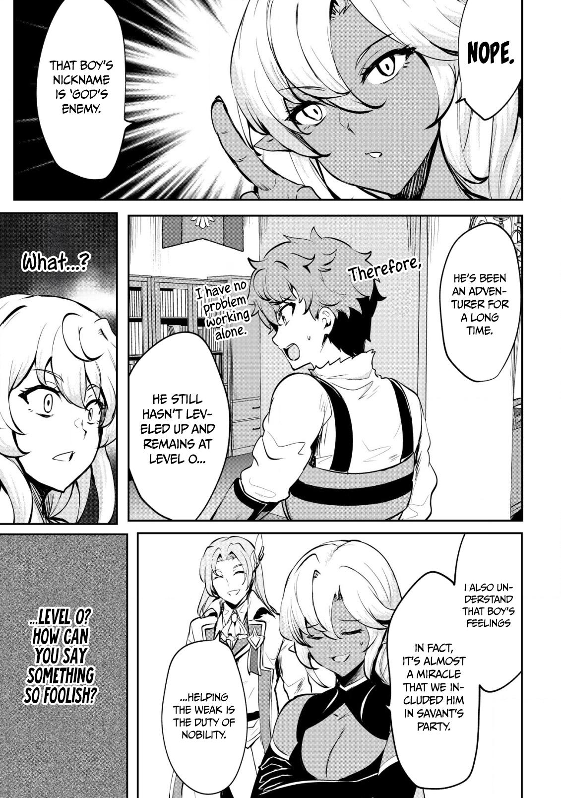 Dore dake Doryoku Shite mo Mannen Level 0 no Ore wa Tsuihou Sareta Chapter 7 page 4 - 