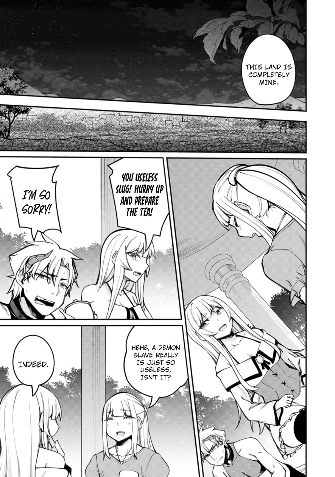 Dorei-gaeshi no Hangyaku Maou: Saijaku Shuzoku no Akuma ga Kindan Harem wo Kizuku made Chapter 3 page 10 - 
