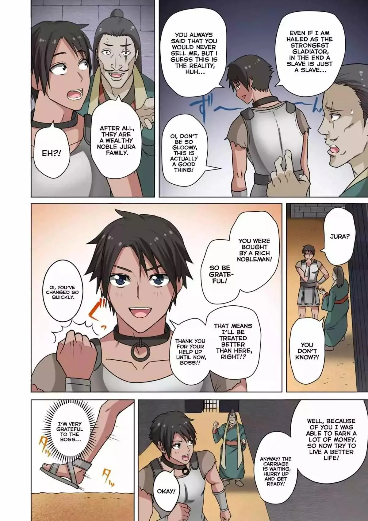 Dorei Senshi no Isekai Taneuma Seikatsu ~Mahou mo Bujutsu mo Saikyou Dashi Harem made!?~ Chapter 1 page 9 - 