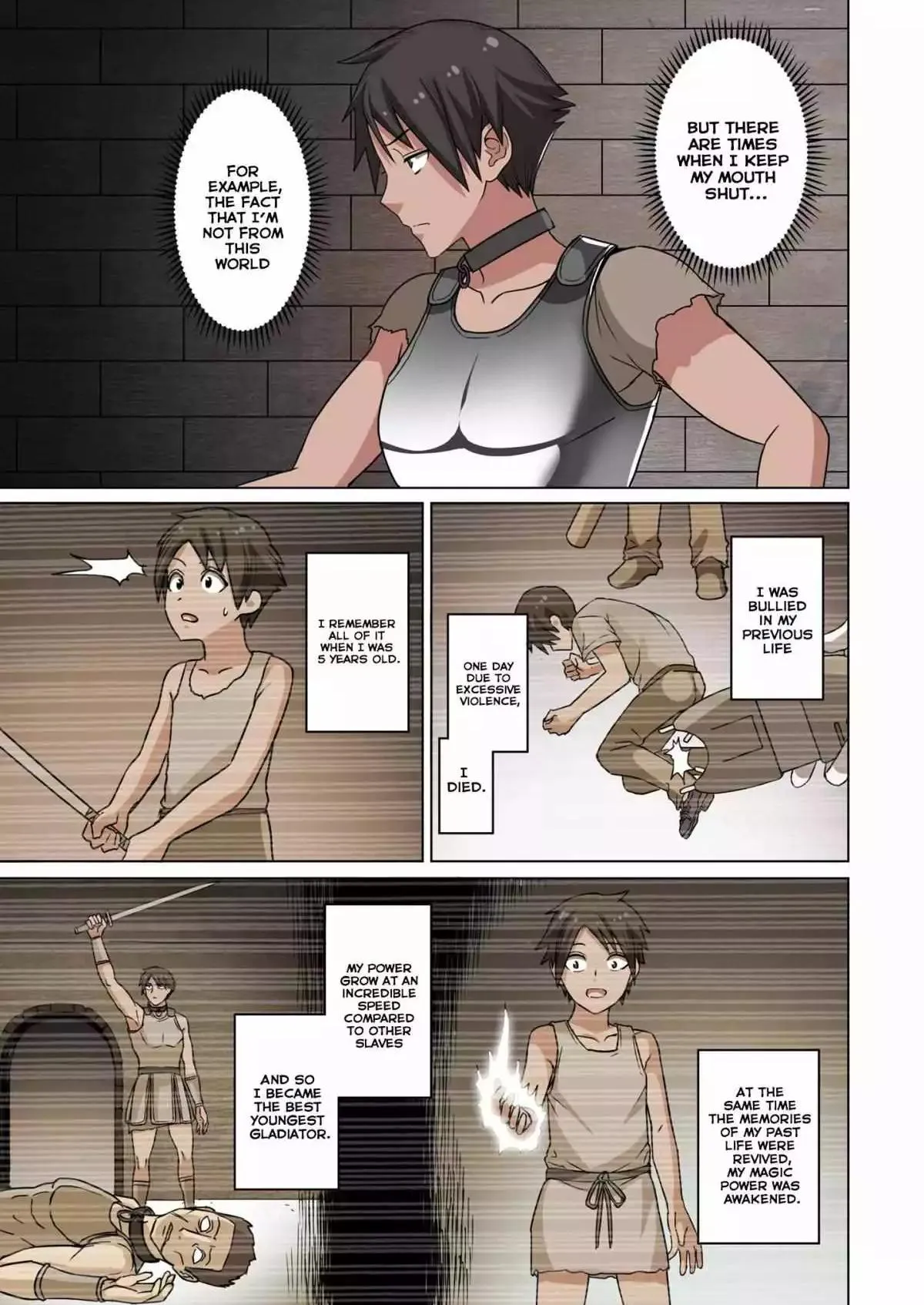 Dorei Senshi no Isekai Taneuma Seikatsu ~Mahou mo Bujutsu mo Saikyou Dashi Harem made!?~ Chapter 1 page 10 - 