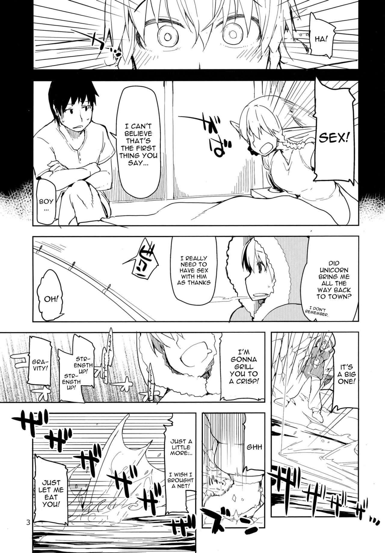 Dosukebe Elf no Ishukan Nikki Chapter 3 page 4 - 