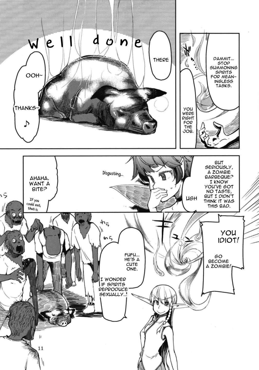 Dosukebe Elf no Ishukan Nikki Chapter 6 page 12 - 