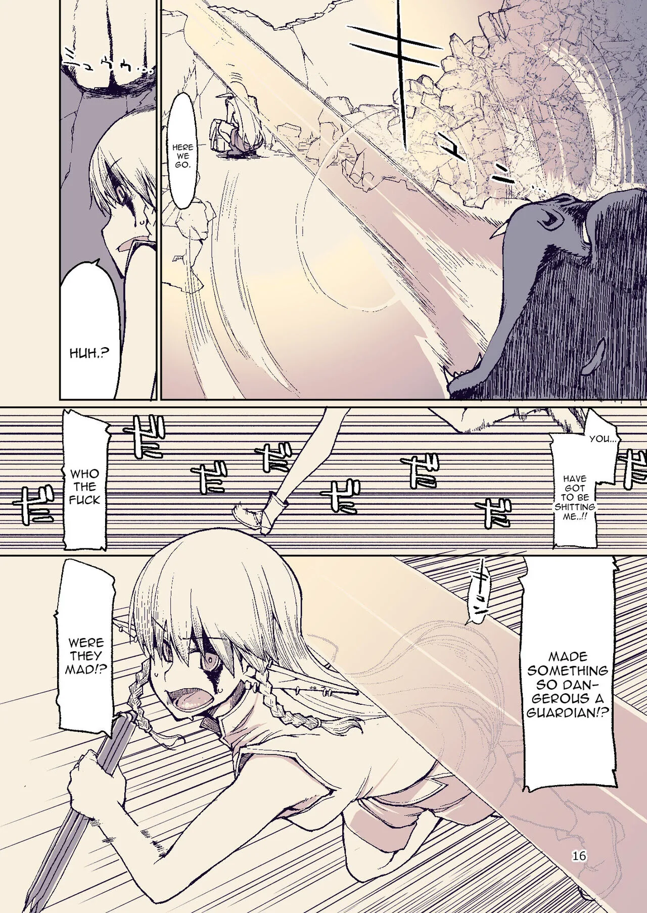 Dosukebe Elf no Ishukan Nikki Chapter 8 page 16 - 