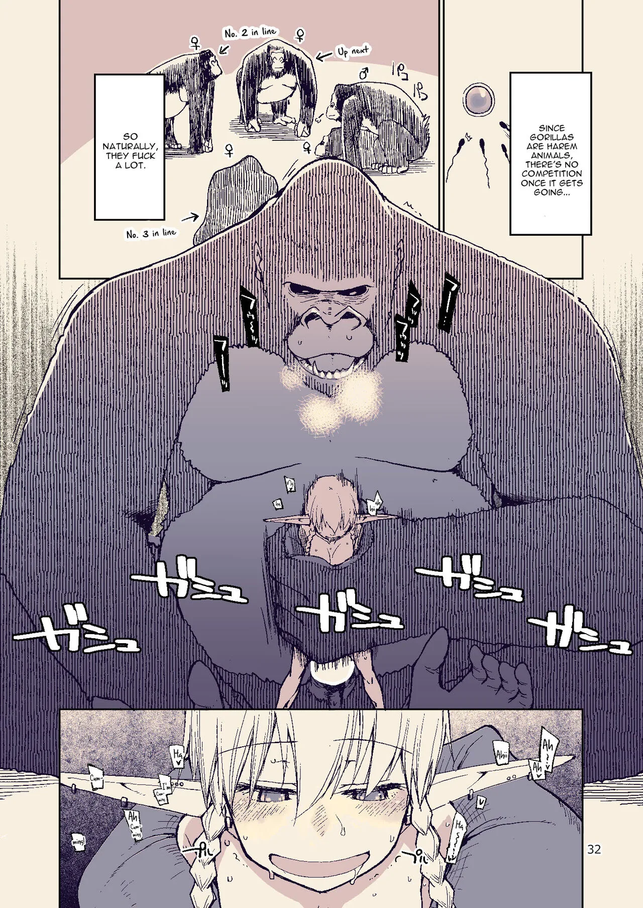 Dosukebe Elf no Ishukan Nikki Chapter 8 page 32 - 