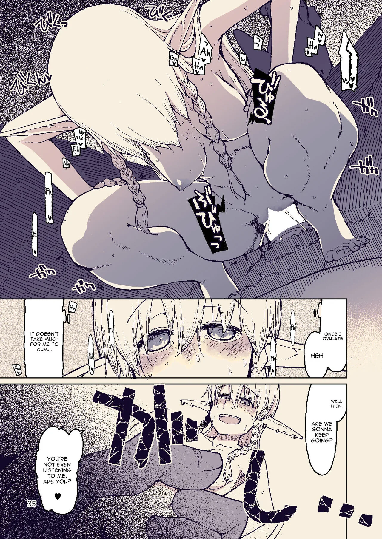 Dosukebe Elf no Ishukan Nikki Chapter 8 page 35 - 