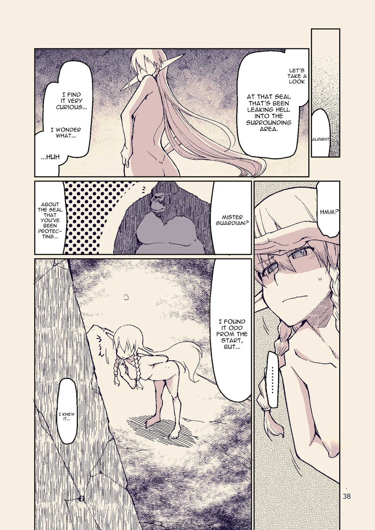 Dosukebe Elf no Ishukan Nikki Chapter 8 page 38 - 