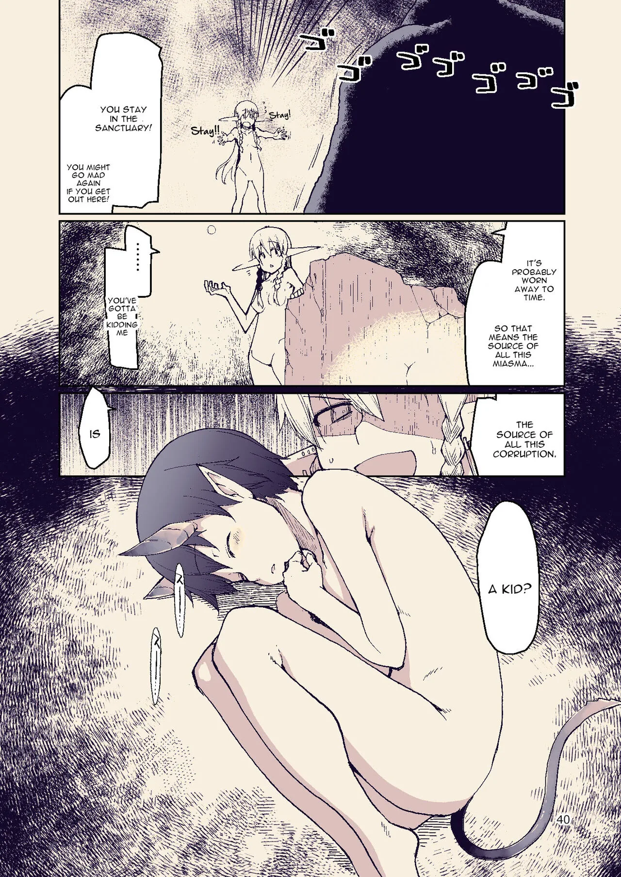 Dosukebe Elf no Ishukan Nikki Chapter 8 page 40 - 